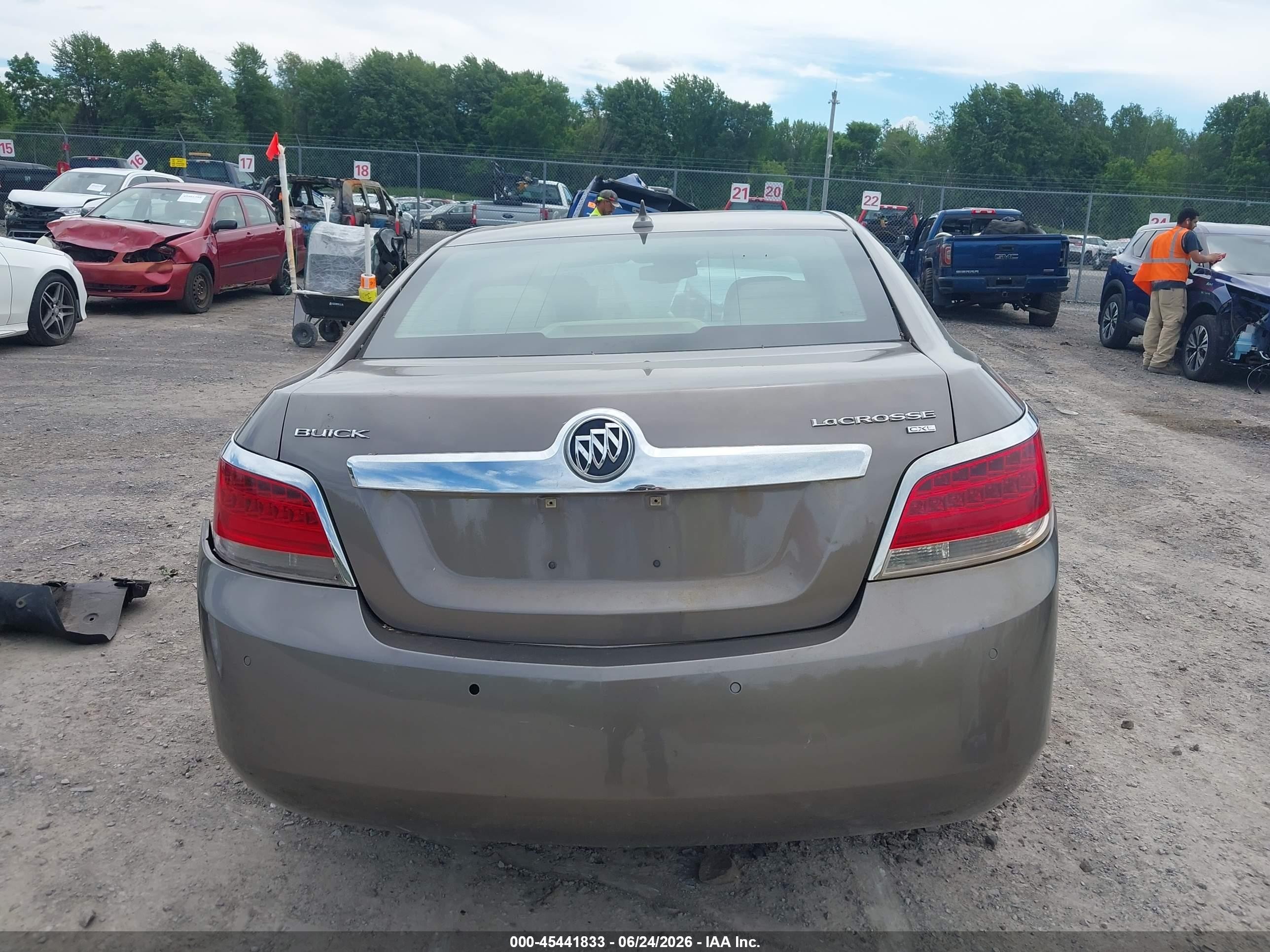 2011 Buick Lacrosse Cxl Brown vin: 1G4GC5ED2BF397124
