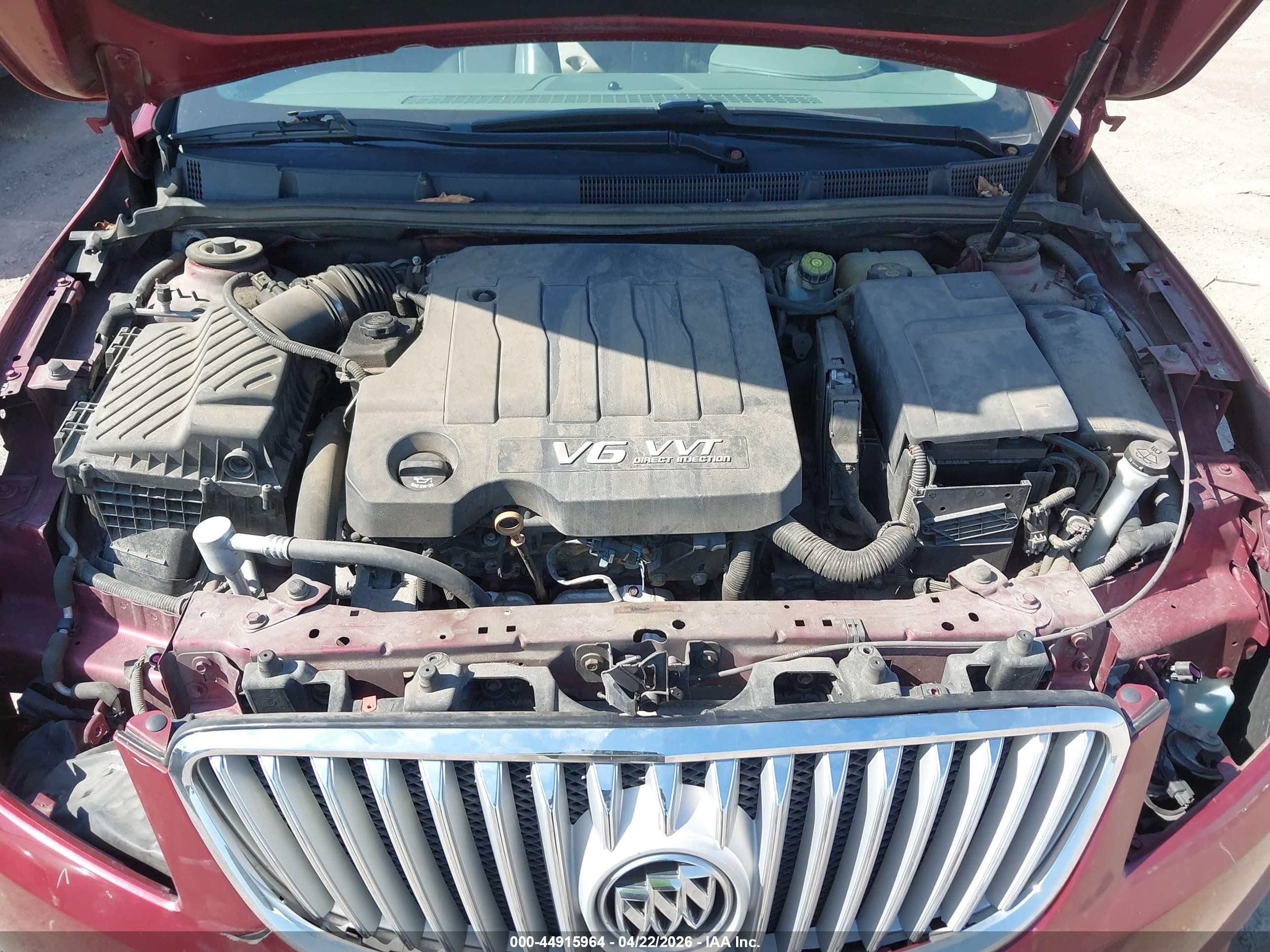 2011 Buick Lacrosse Cxl Red vin: 1G4GC5ED3BF228245