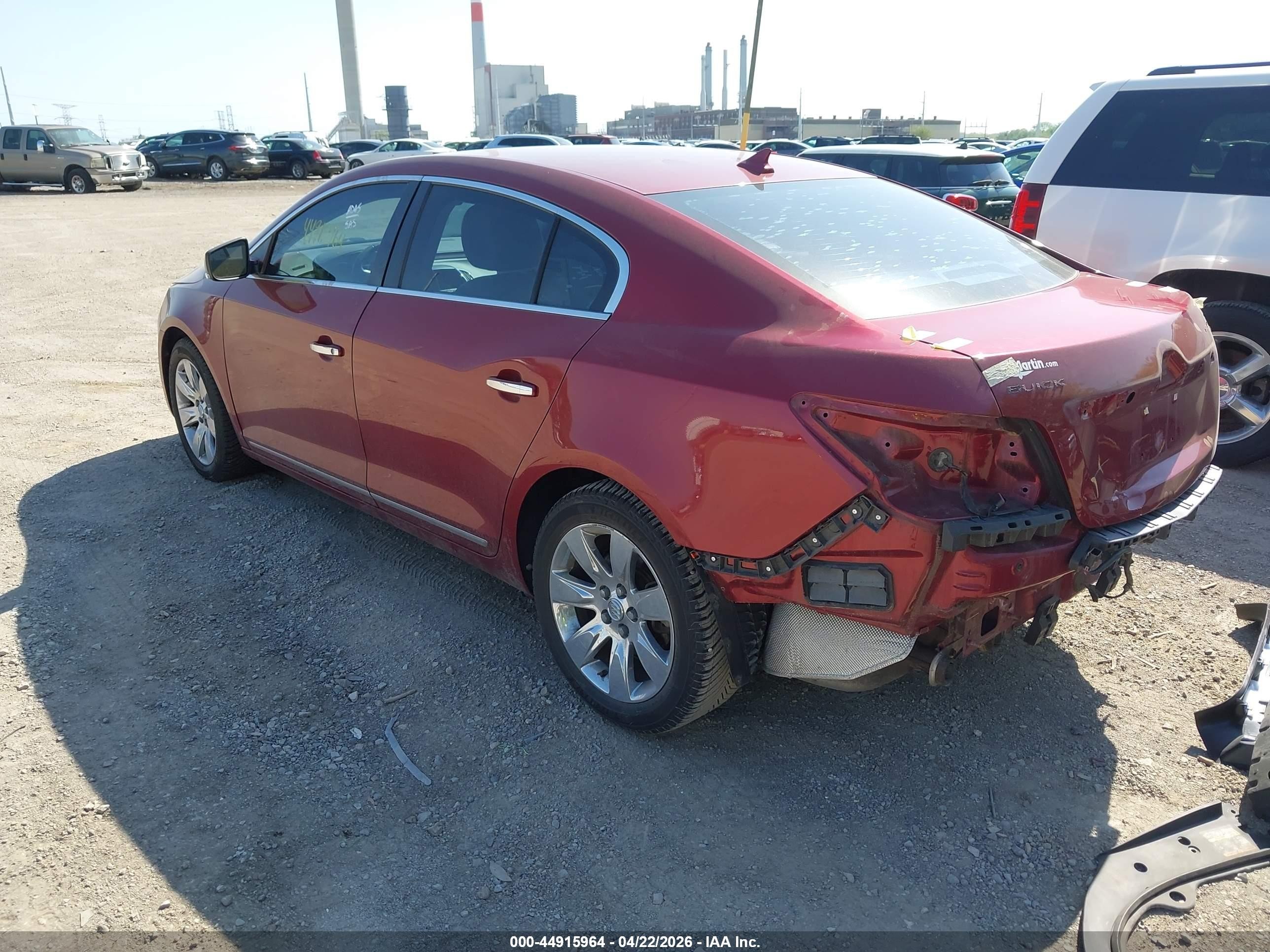 2011 Buick Lacrosse Cxl Red vin: 1G4GC5ED3BF228245