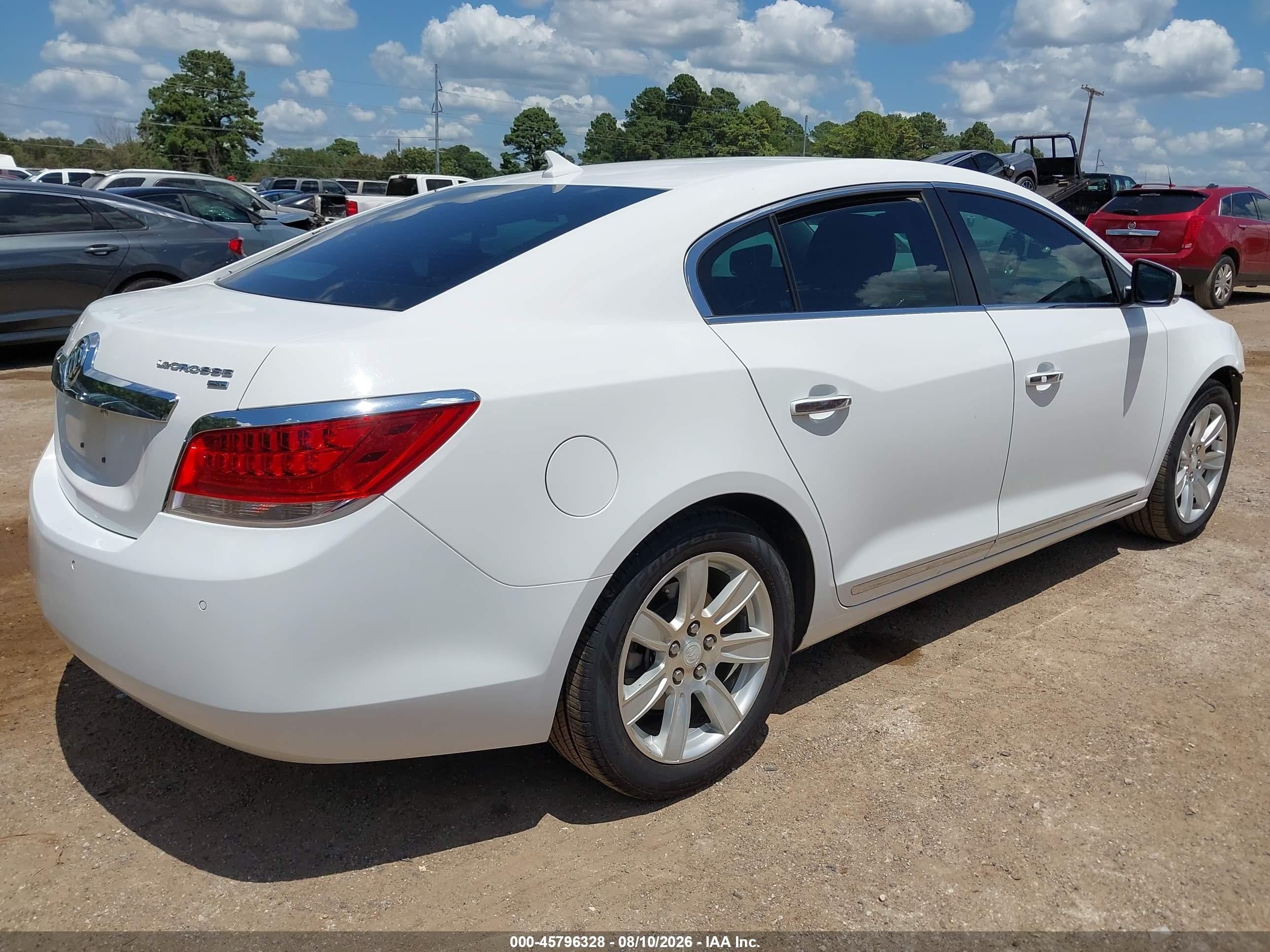 2011 Buick Lacrosse Cxl White vin: 1G4GC5ED3BF264257