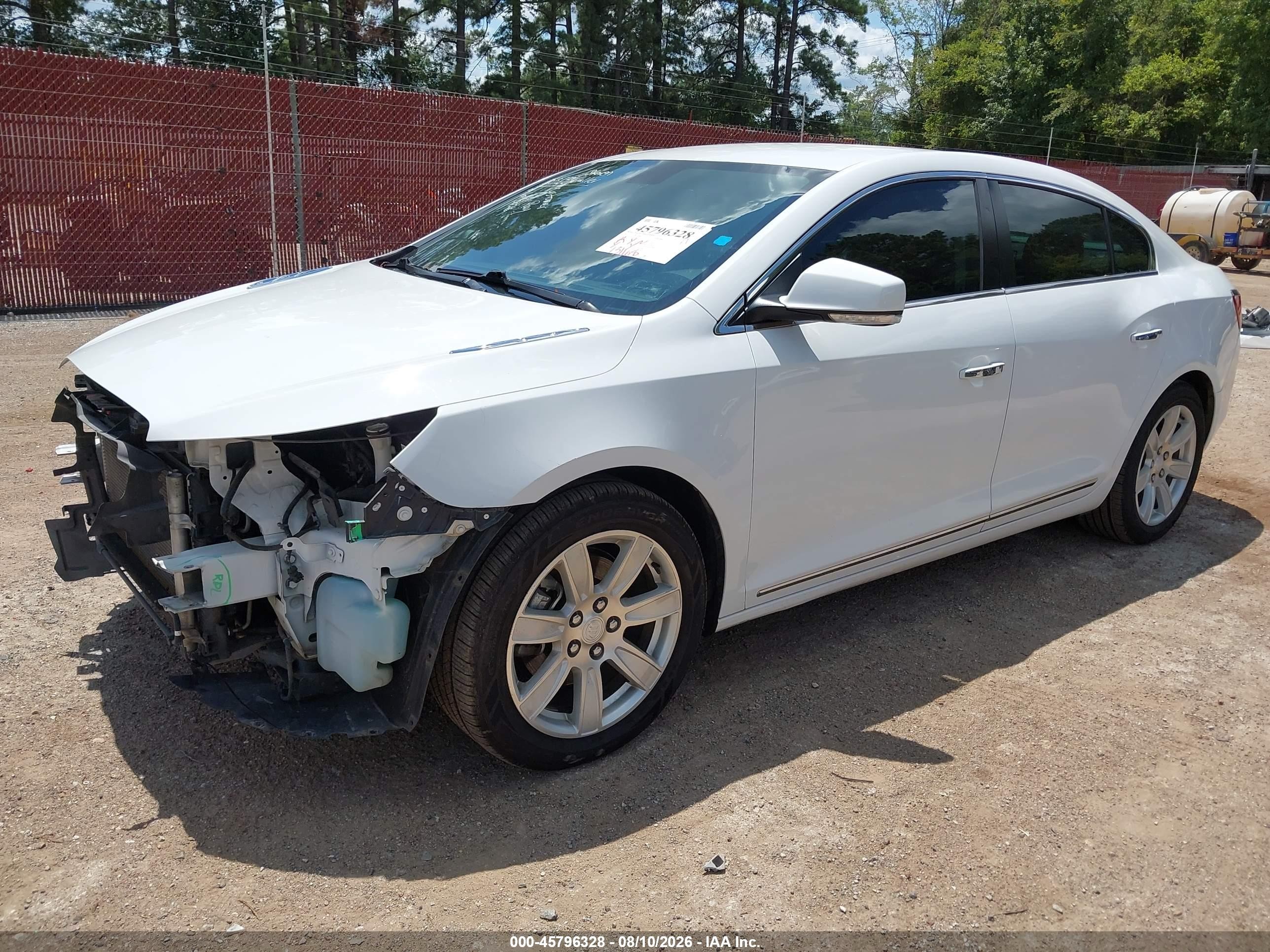 2011 Buick Lacrosse Cxl White vin: 1G4GC5ED3BF264257