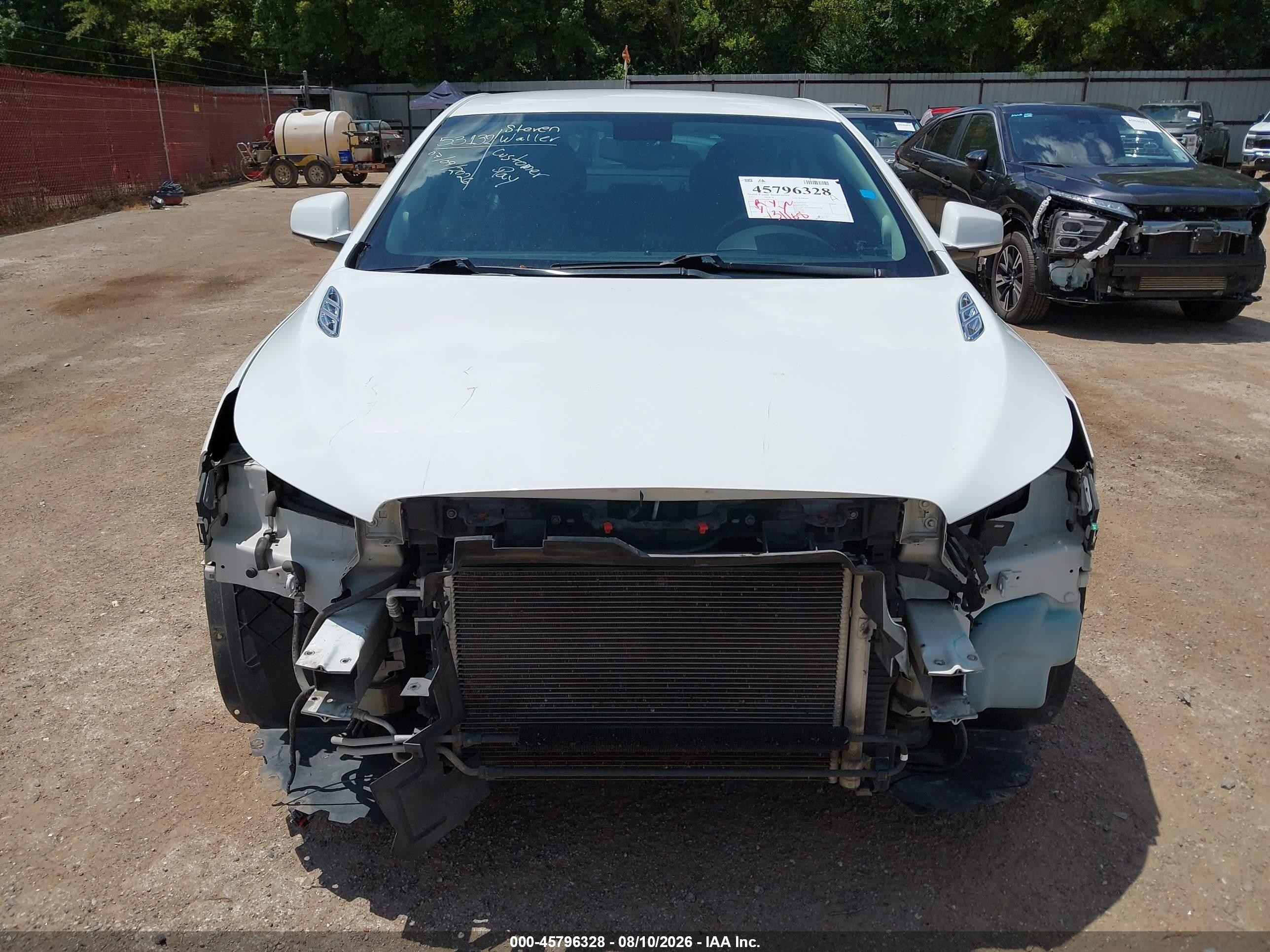 2011 Buick Lacrosse Cxl White vin: 1G4GC5ED3BF264257