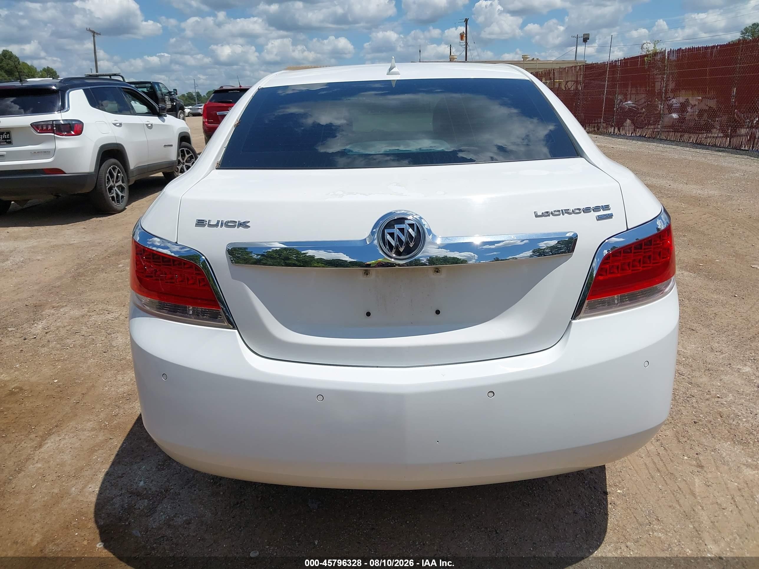 2011 Buick Lacrosse Cxl White vin: 1G4GC5ED3BF264257