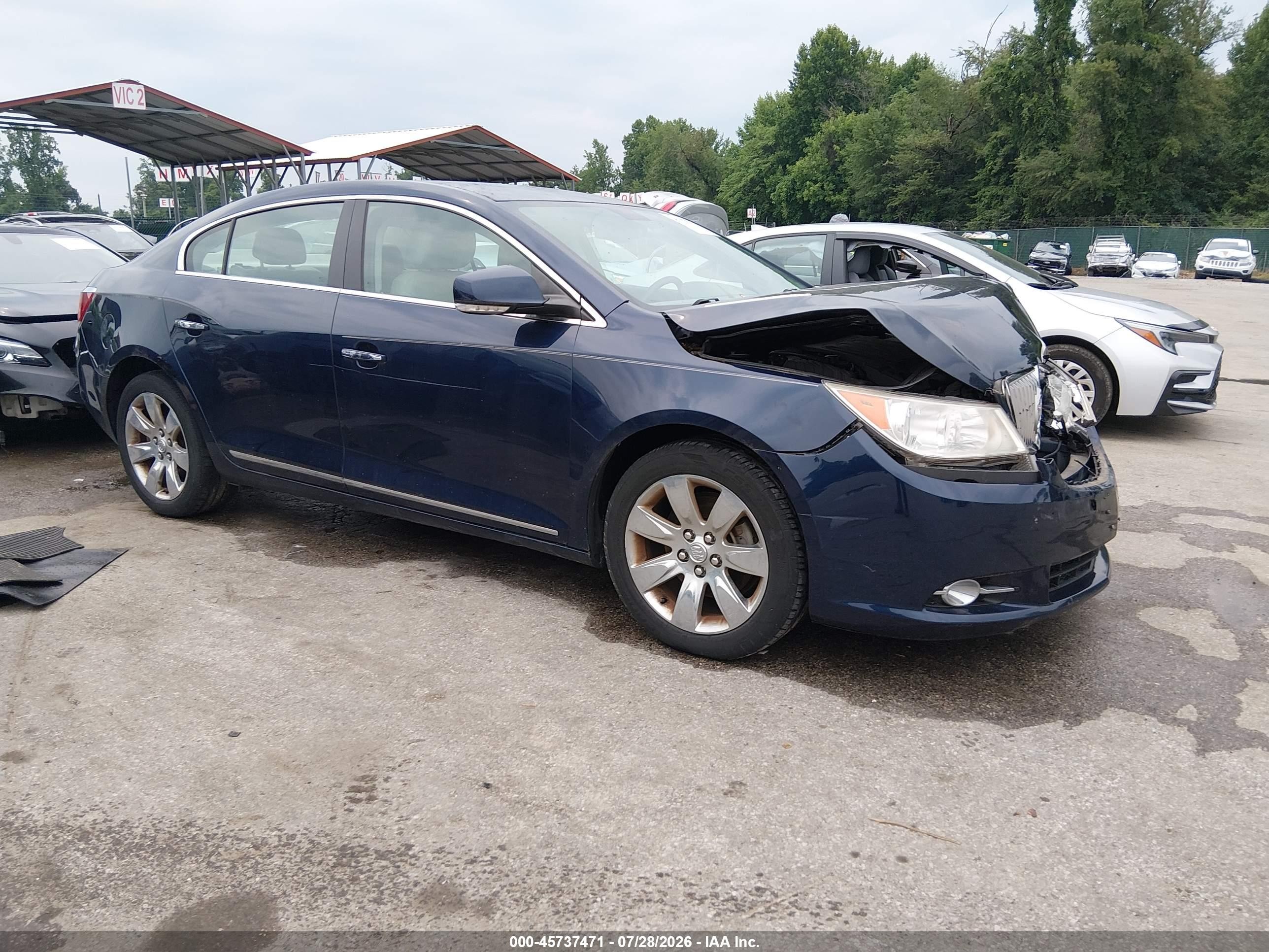 2011 Buick Lacrosse Cxl Blue vin: 1G4GC5ED3BF340396