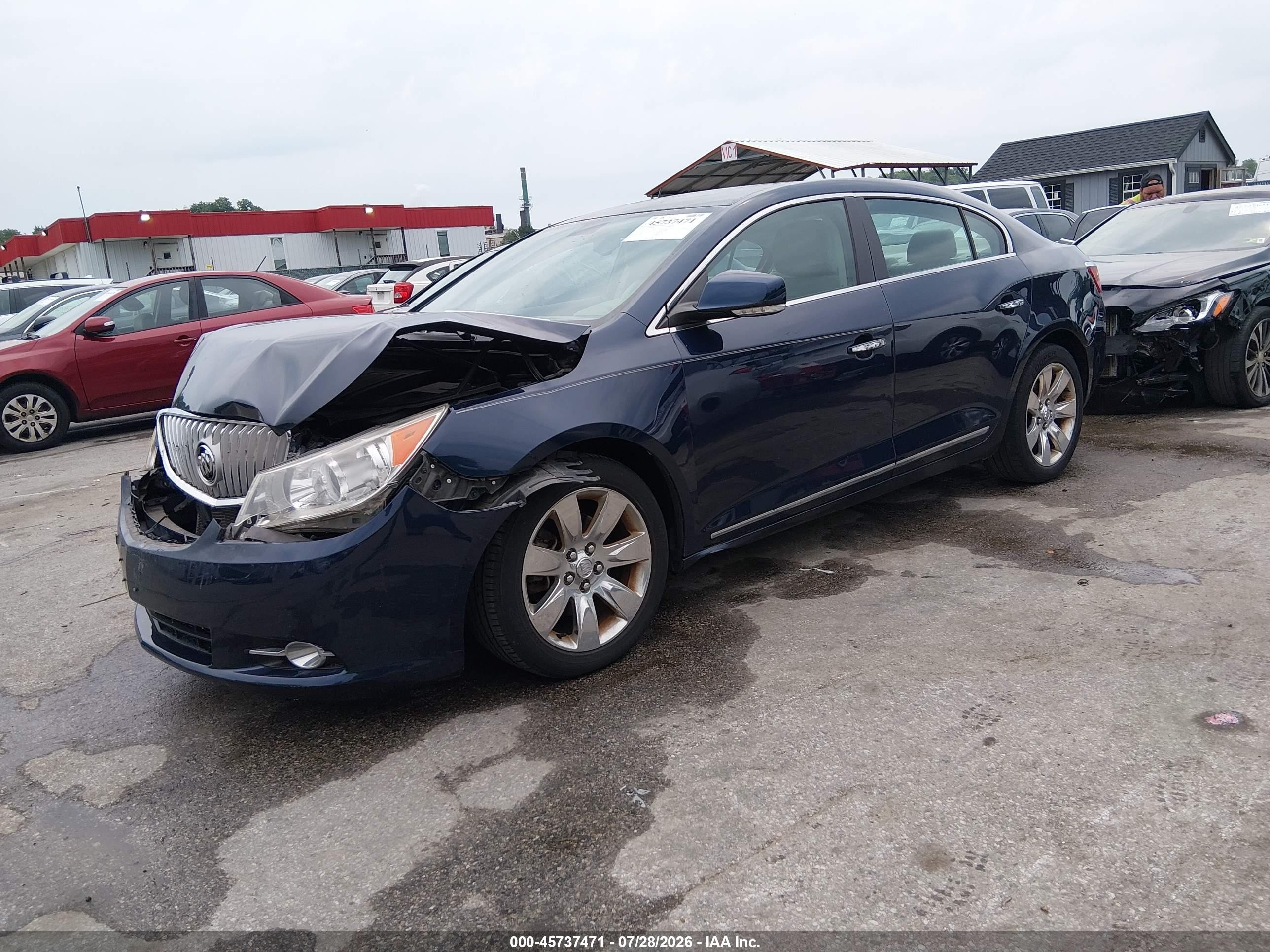 2011 Buick Lacrosse Cxl Blue vin: 1G4GC5ED3BF340396