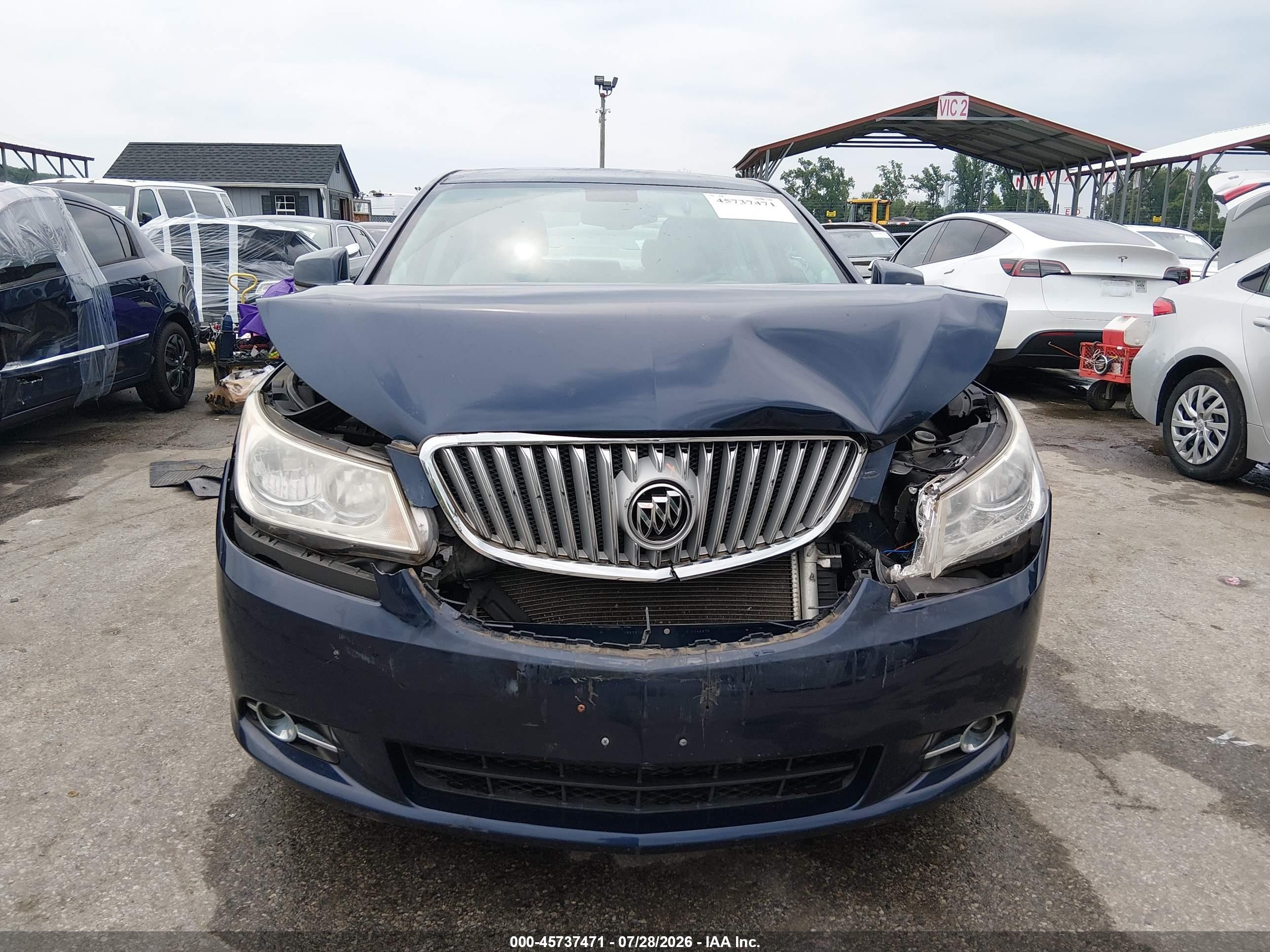 2011 Buick Lacrosse Cxl Blue vin: 1G4GC5ED3BF340396