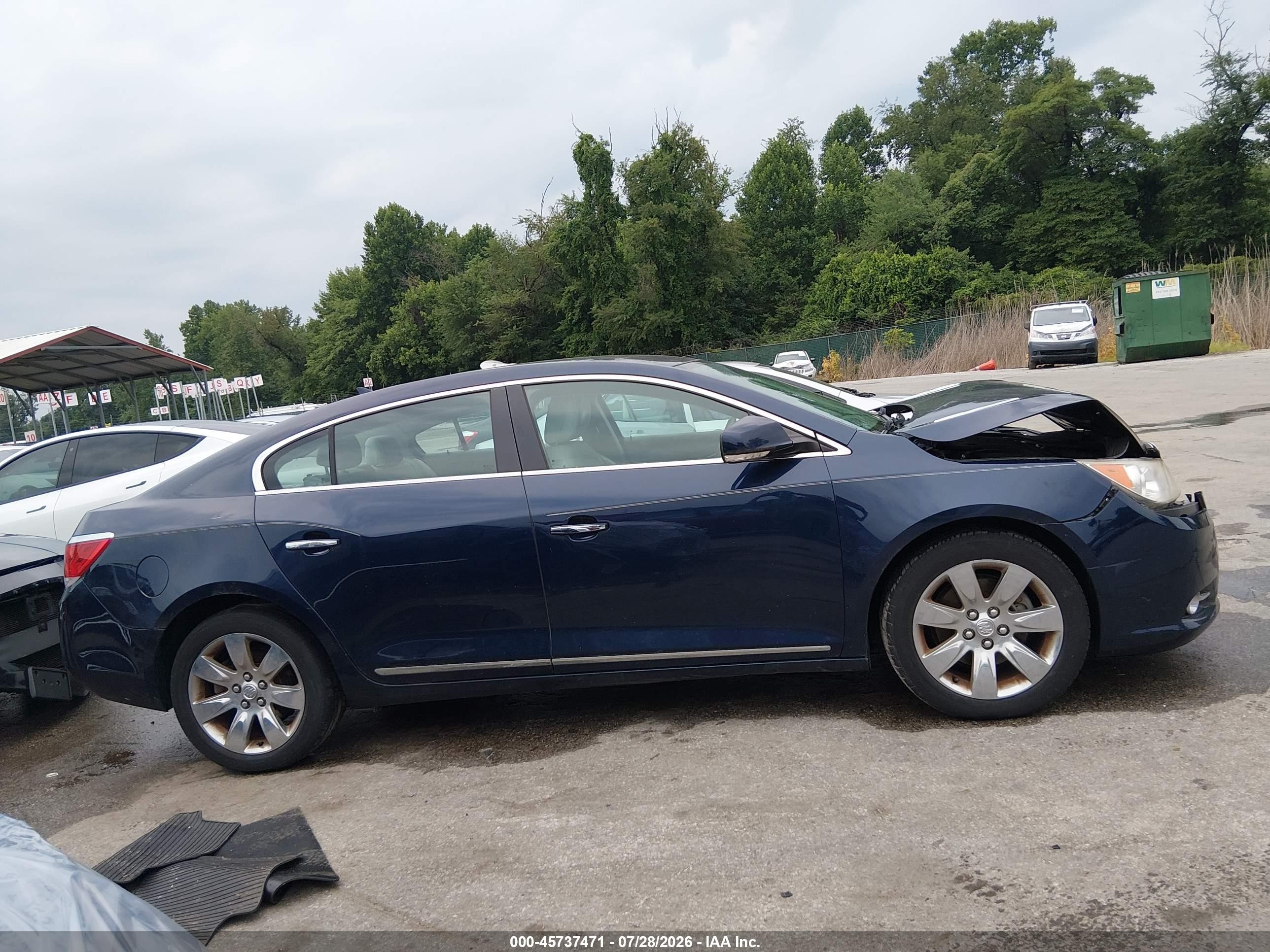 2011 Buick Lacrosse Cxl Blue vin: 1G4GC5ED3BF340396