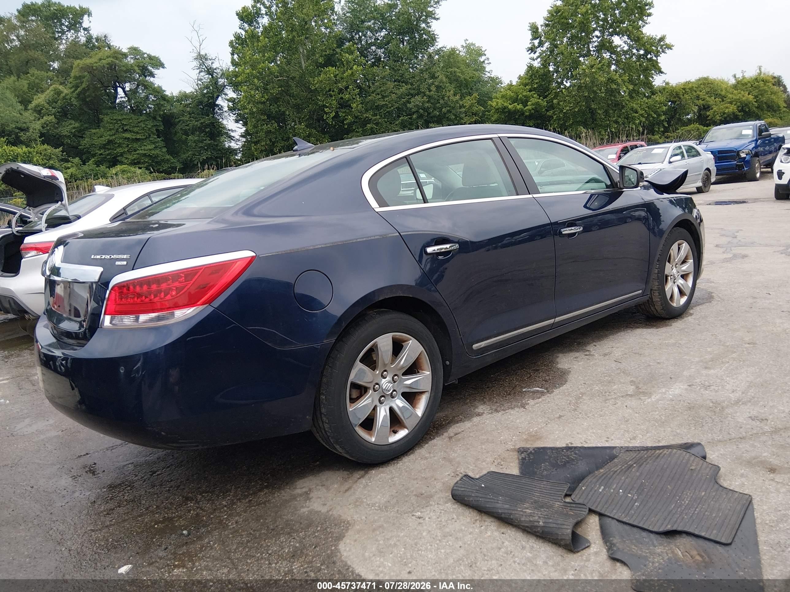 2011 Buick Lacrosse Cxl Blue vin: 1G4GC5ED3BF340396