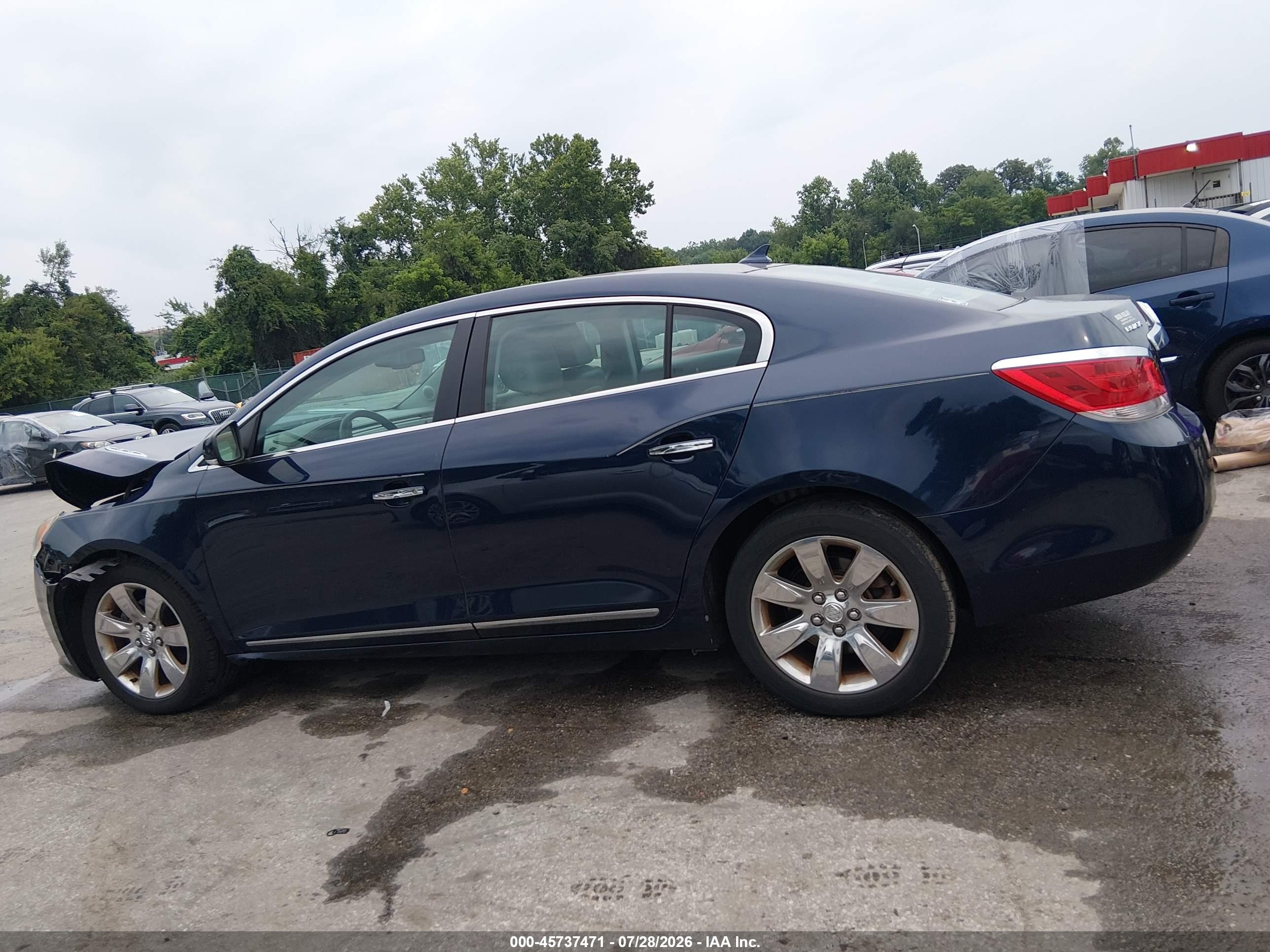 2011 Buick Lacrosse Cxl Blue vin: 1G4GC5ED3BF340396