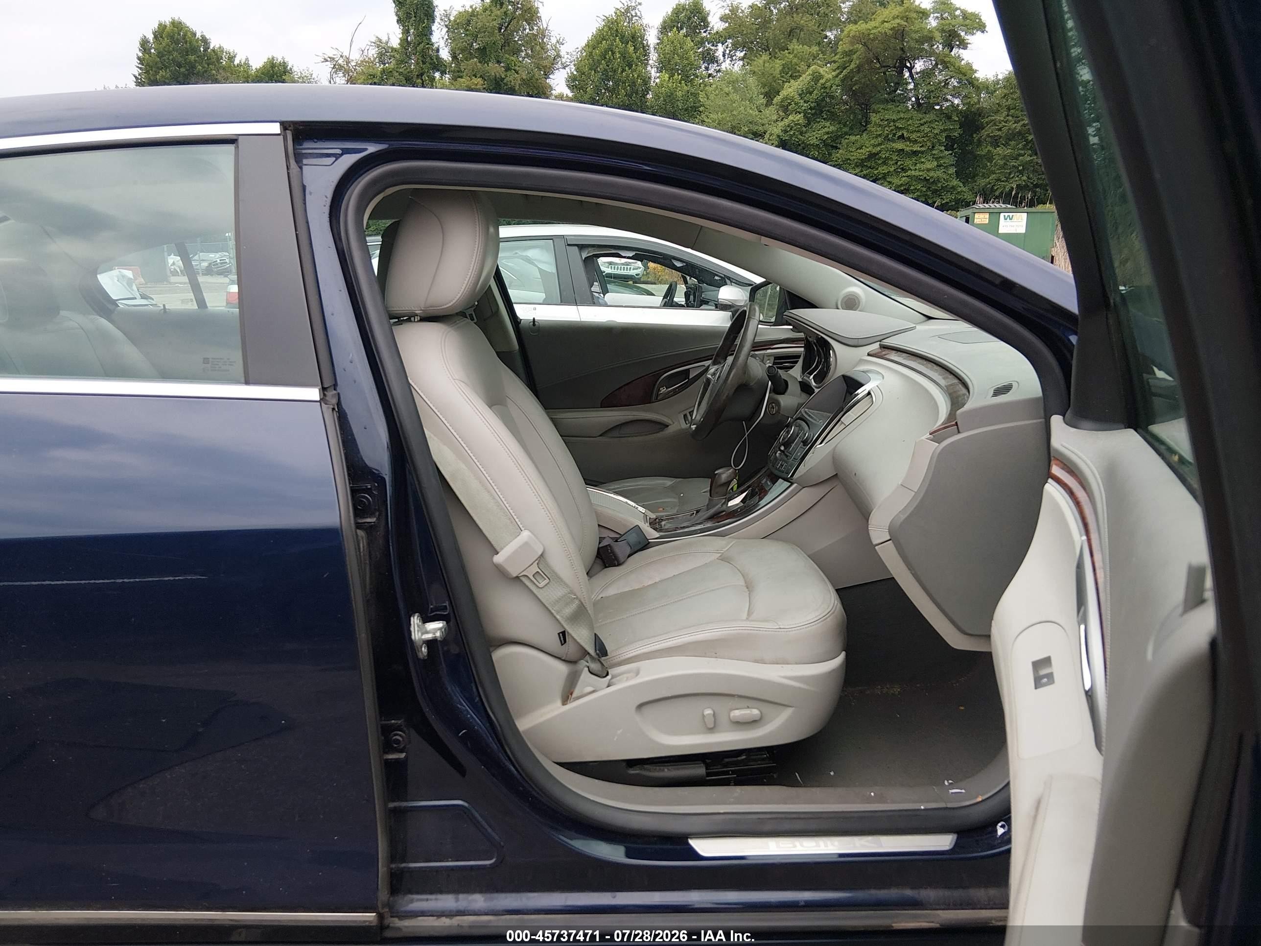 2011 Buick Lacrosse Cxl Blue vin: 1G4GC5ED3BF340396