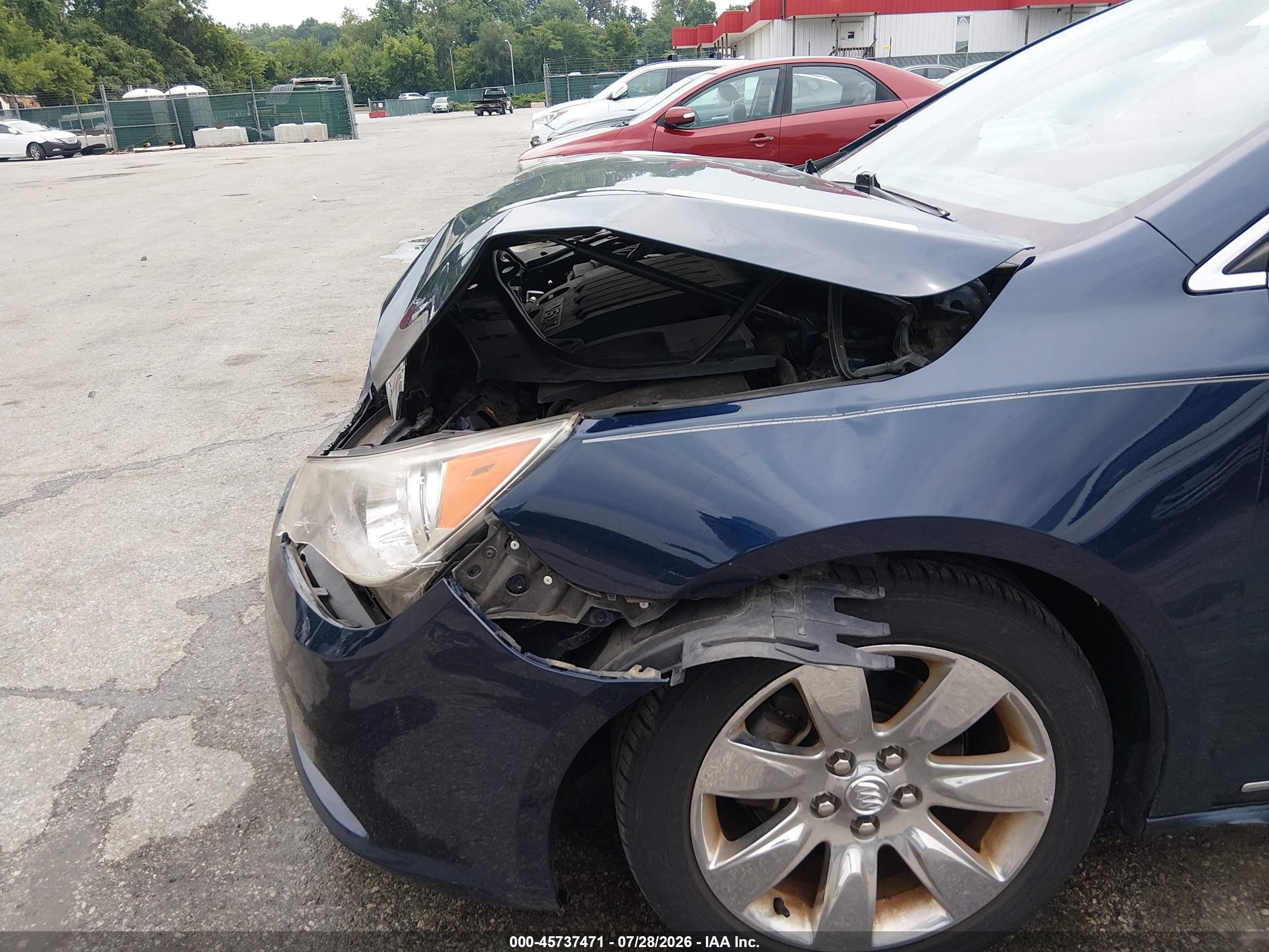 2011 Buick Lacrosse Cxl Blue vin: 1G4GC5ED3BF340396