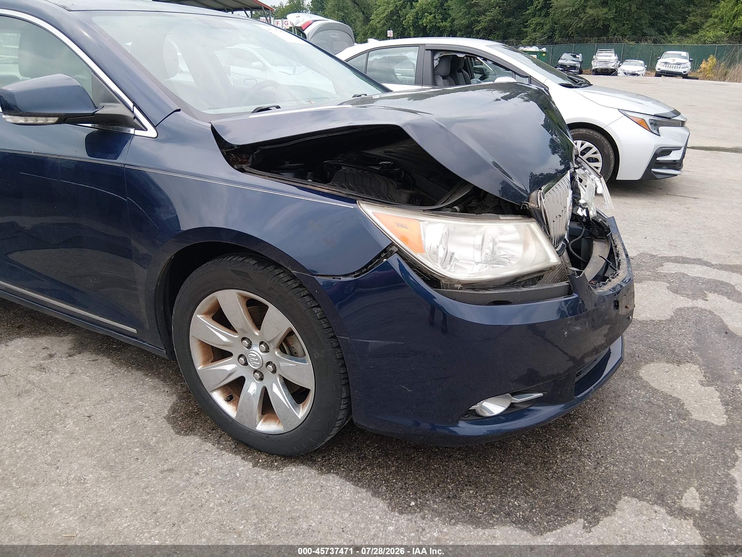 2011 Buick Lacrosse Cxl Blue vin: 1G4GC5ED3BF340396