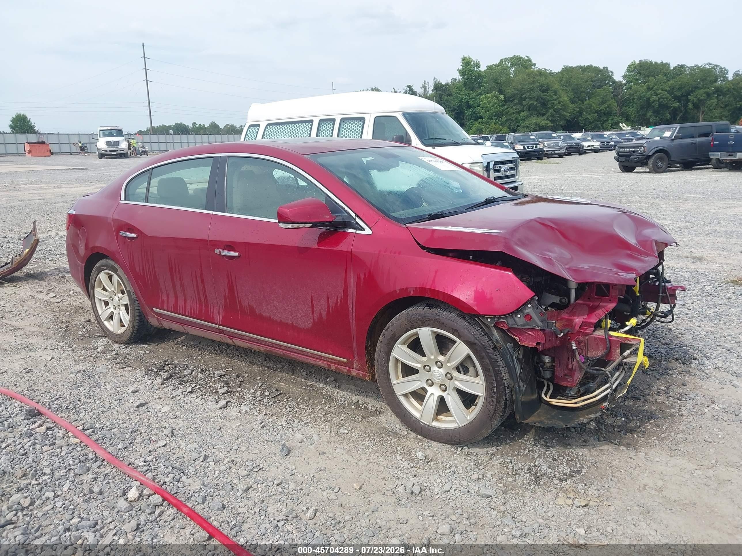 2011 Buick Lacrosse Cxl Burgundy vin: 1G4GC5ED4BF151272