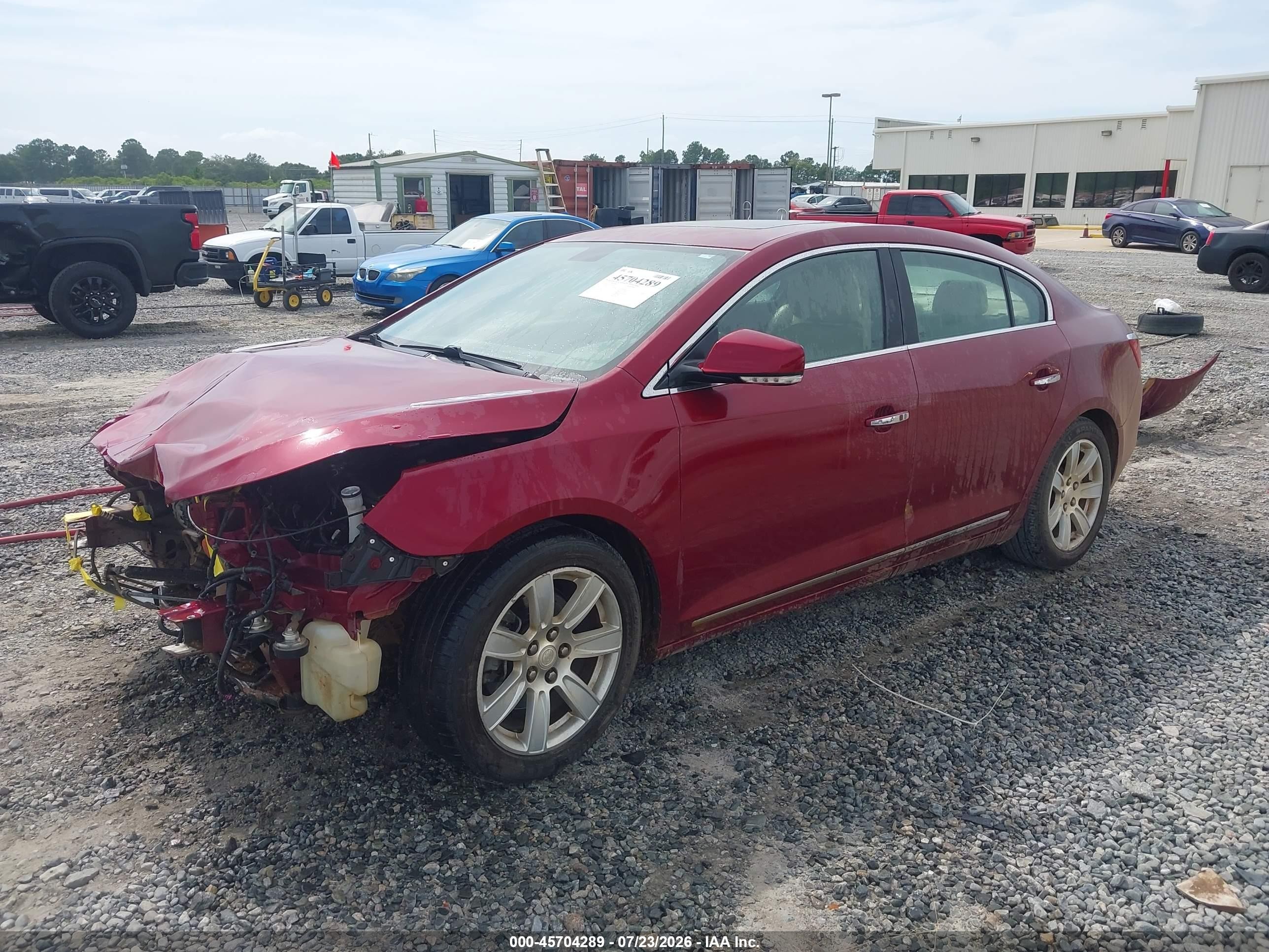 2011 Buick Lacrosse Cxl Burgundy vin: 1G4GC5ED4BF151272