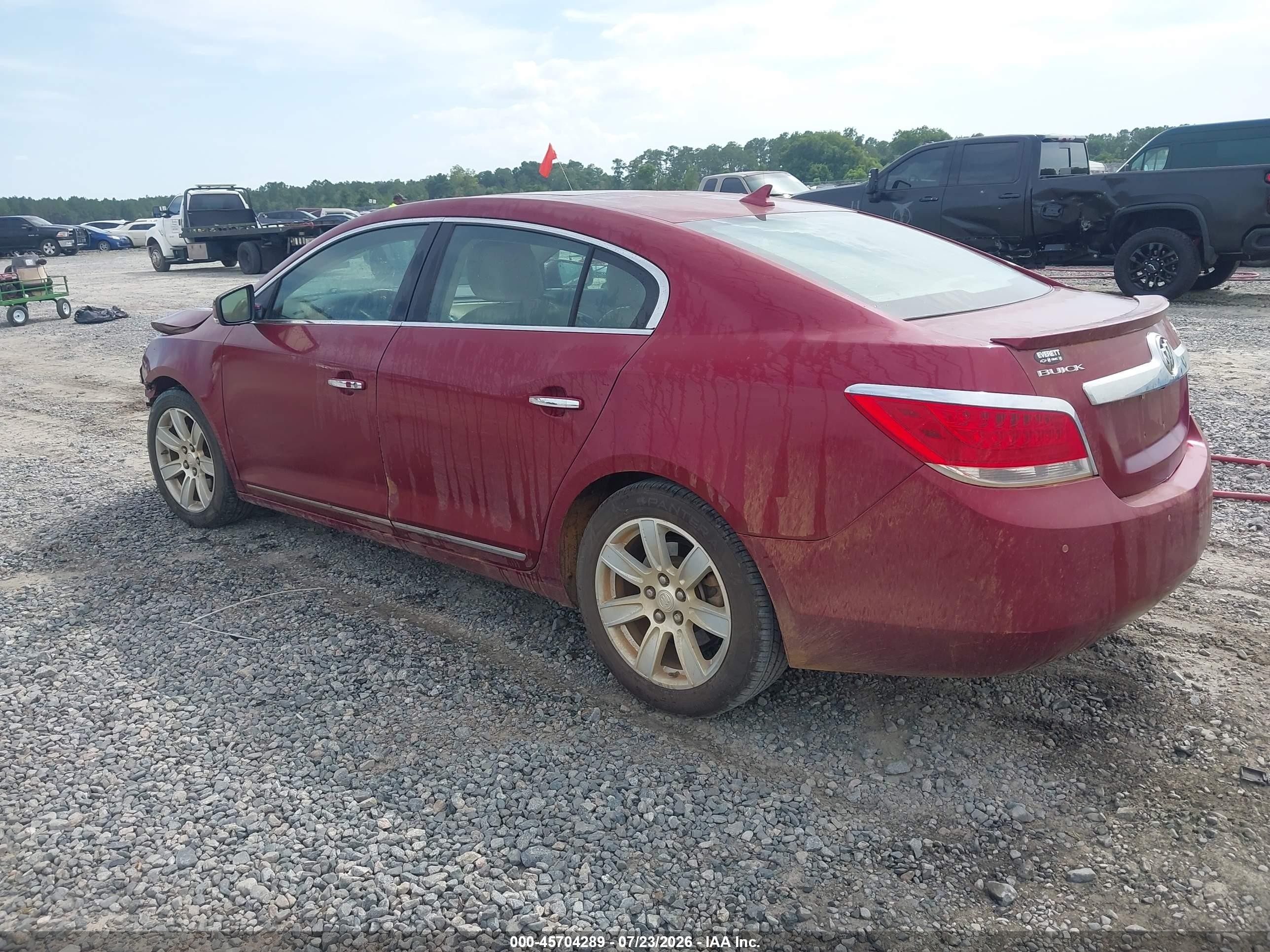 2011 Buick Lacrosse Cxl Burgundy vin: 1G4GC5ED4BF151272