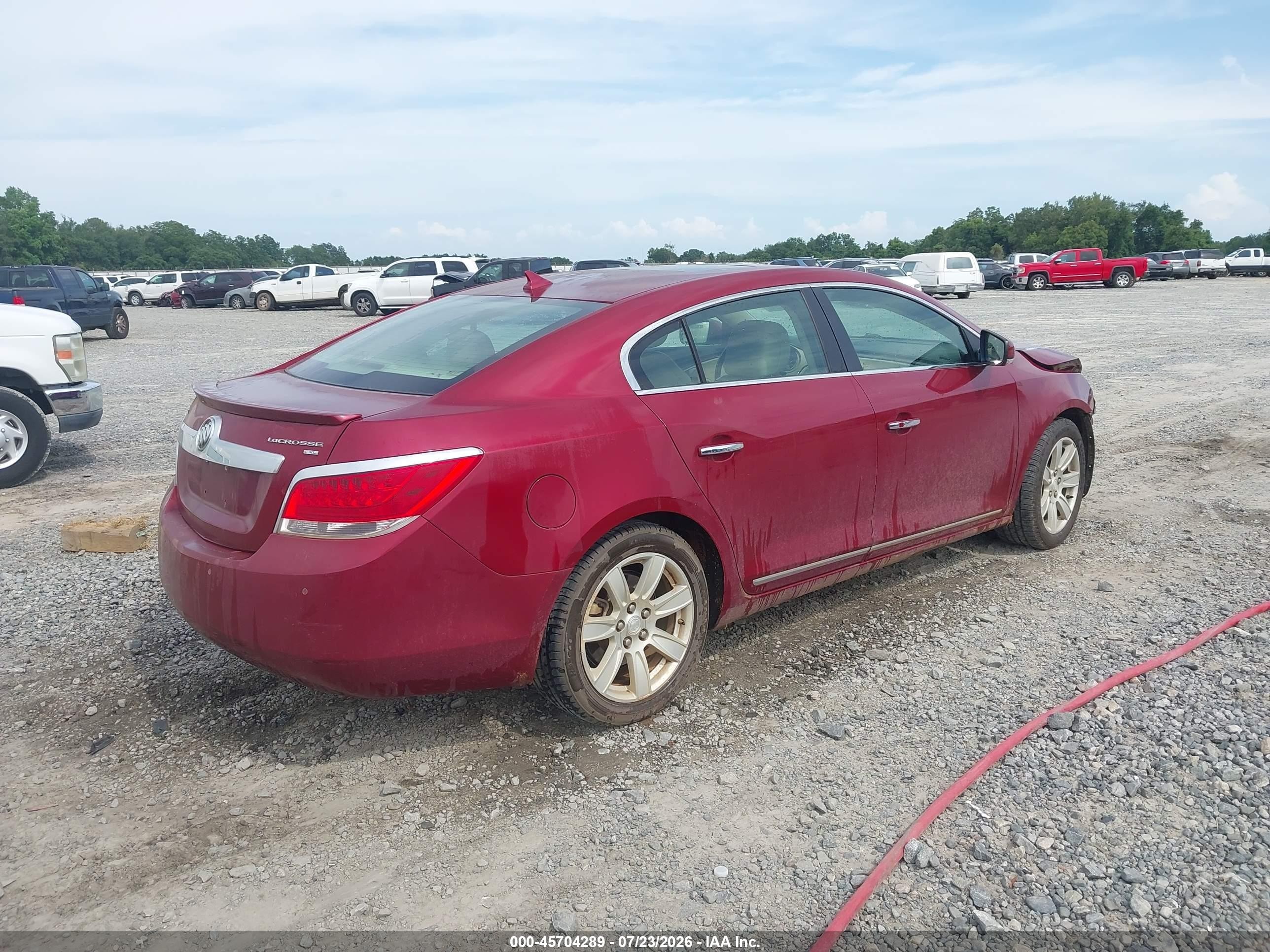 2011 Buick Lacrosse Cxl Burgundy vin: 1G4GC5ED4BF151272