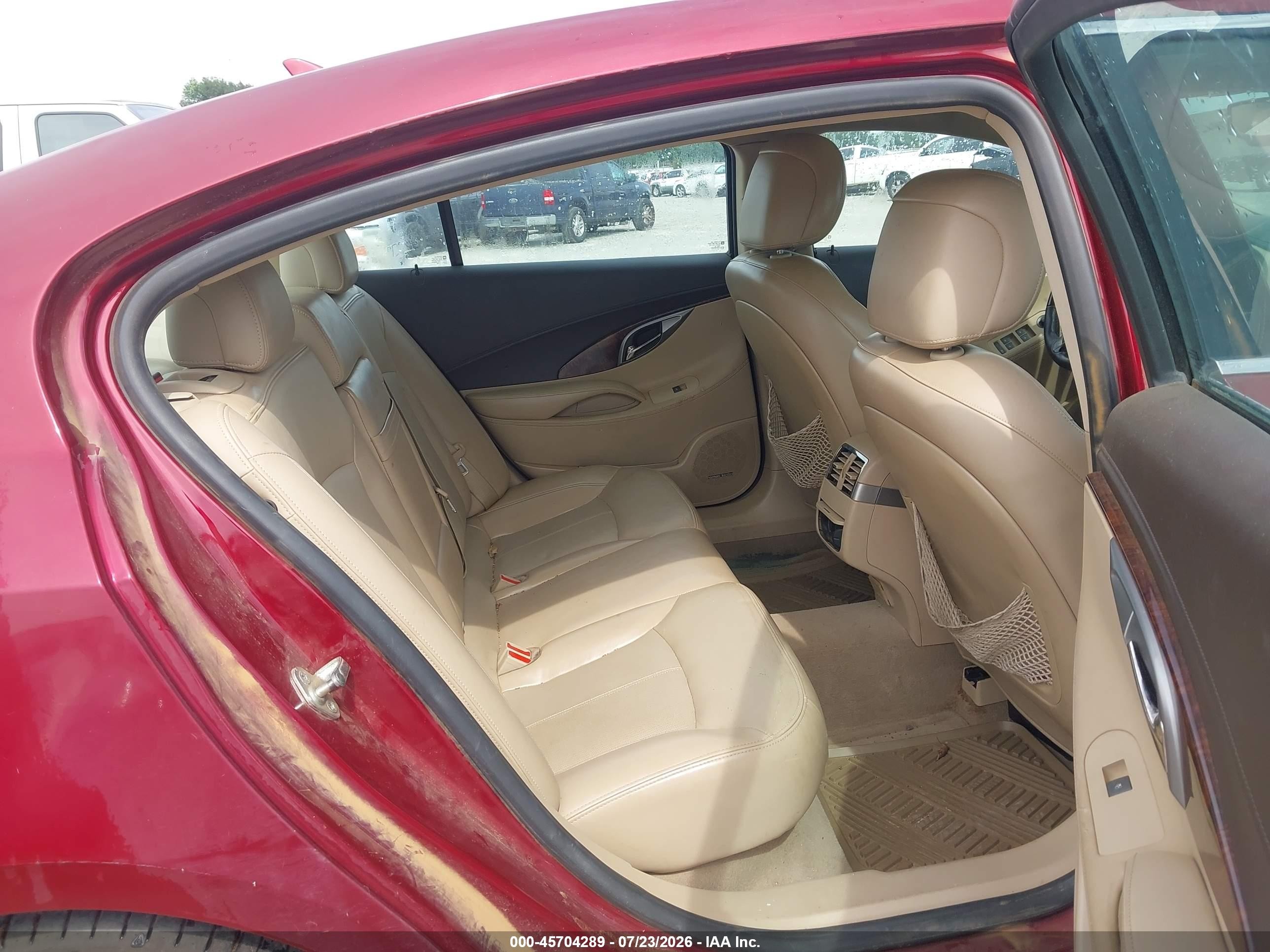2011 Buick Lacrosse Cxl Burgundy vin: 1G4GC5ED4BF151272