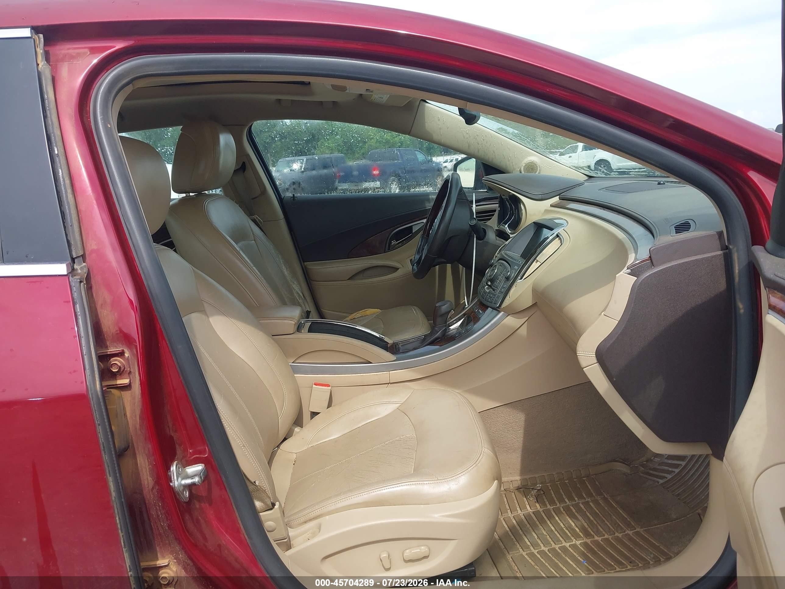 2011 Buick Lacrosse Cxl Burgundy vin: 1G4GC5ED4BF151272