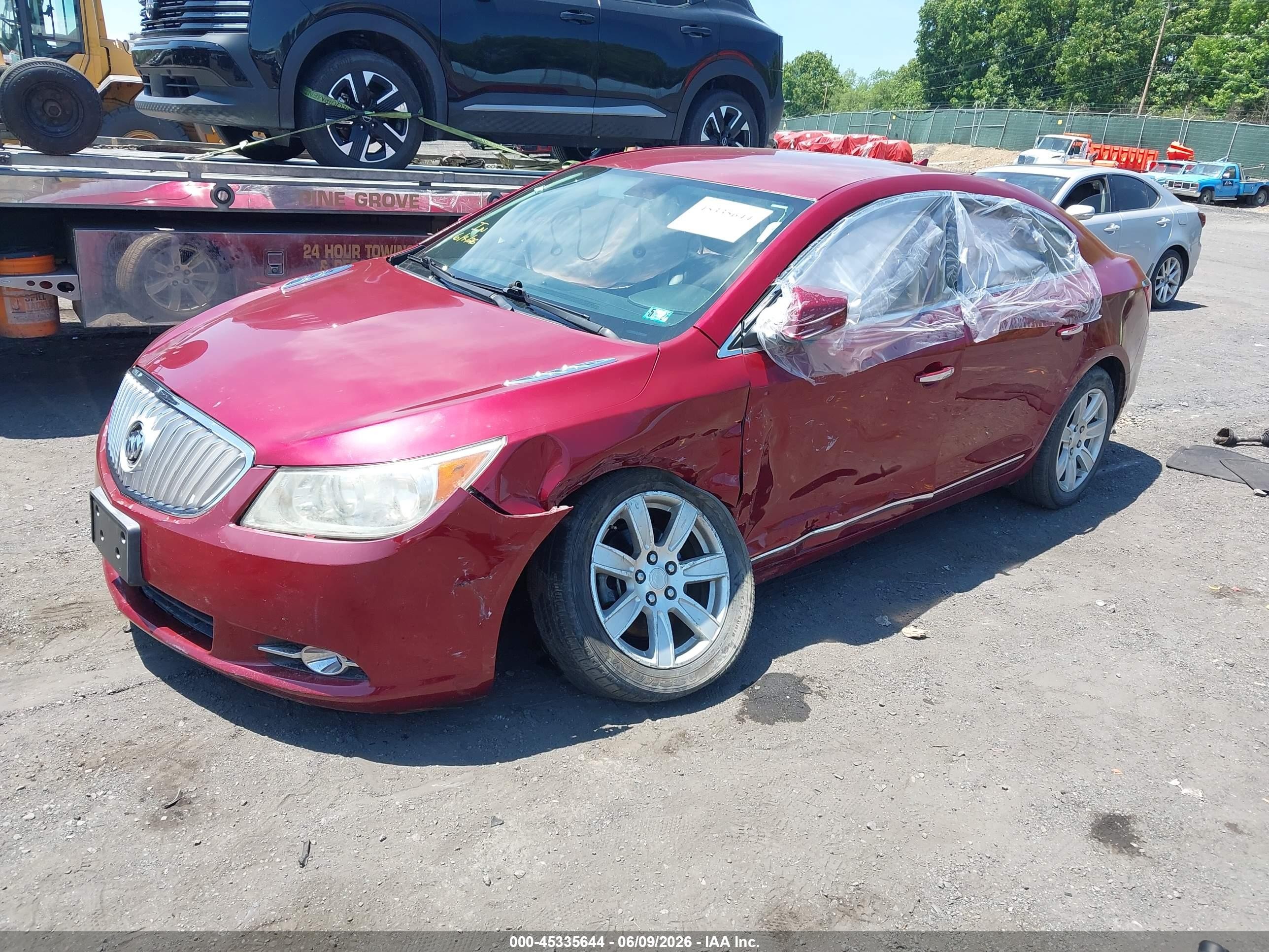 2011 Buick Lacrosse Cxl Red vin: 1G4GC5ED4BF153278