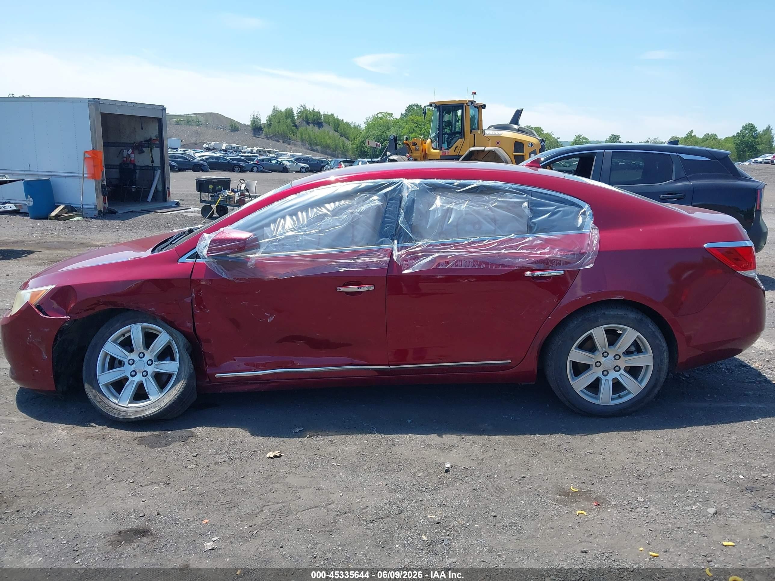 2011 Buick Lacrosse Cxl Red vin: 1G4GC5ED4BF153278