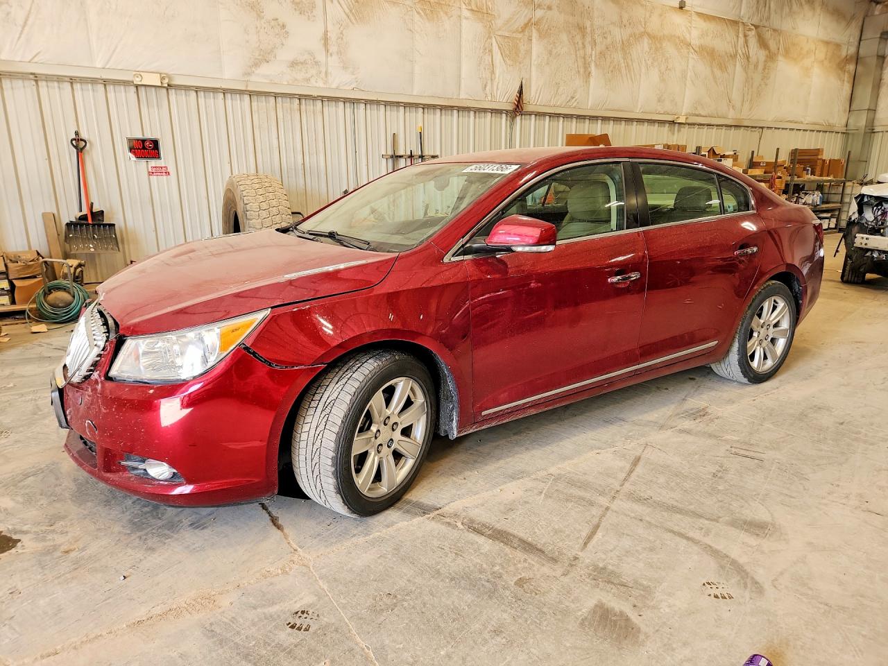 2011 Buick Lacrosse Cxl Burgundy vin: 1G4GC5ED4BF246933