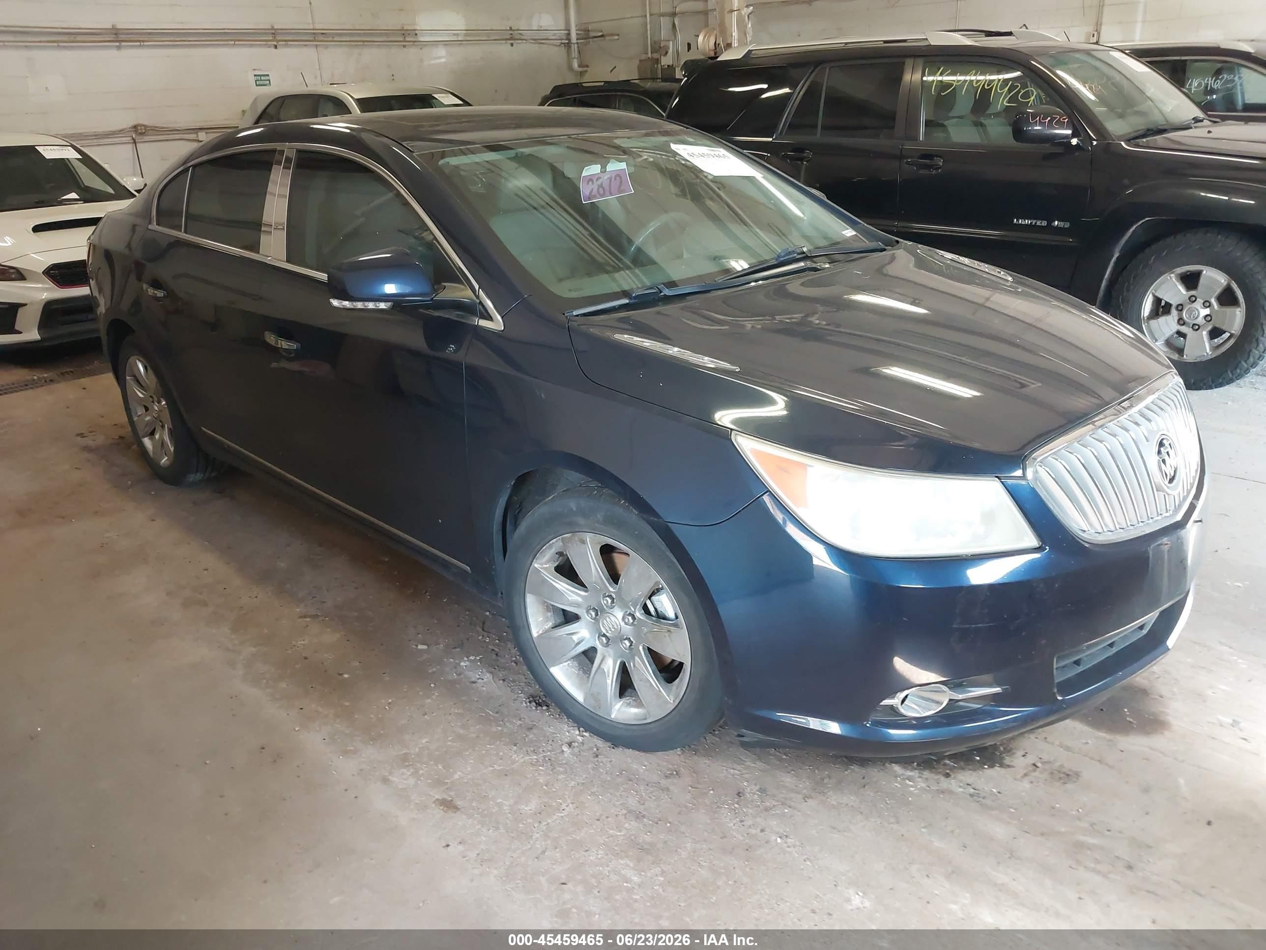 2011 Buick Lacrosse Cxl Blue vin: 1G4GC5ED4BF315748
