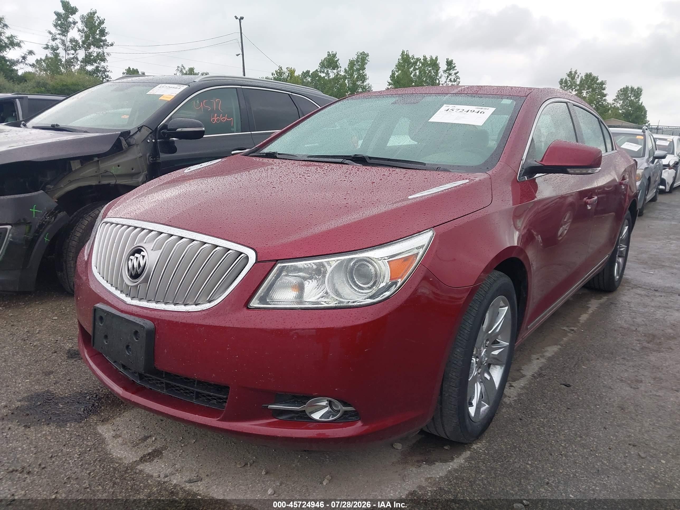 2011 Buick Lacrosse Cxl Красный vin: 1G4GC5ED5BF124498