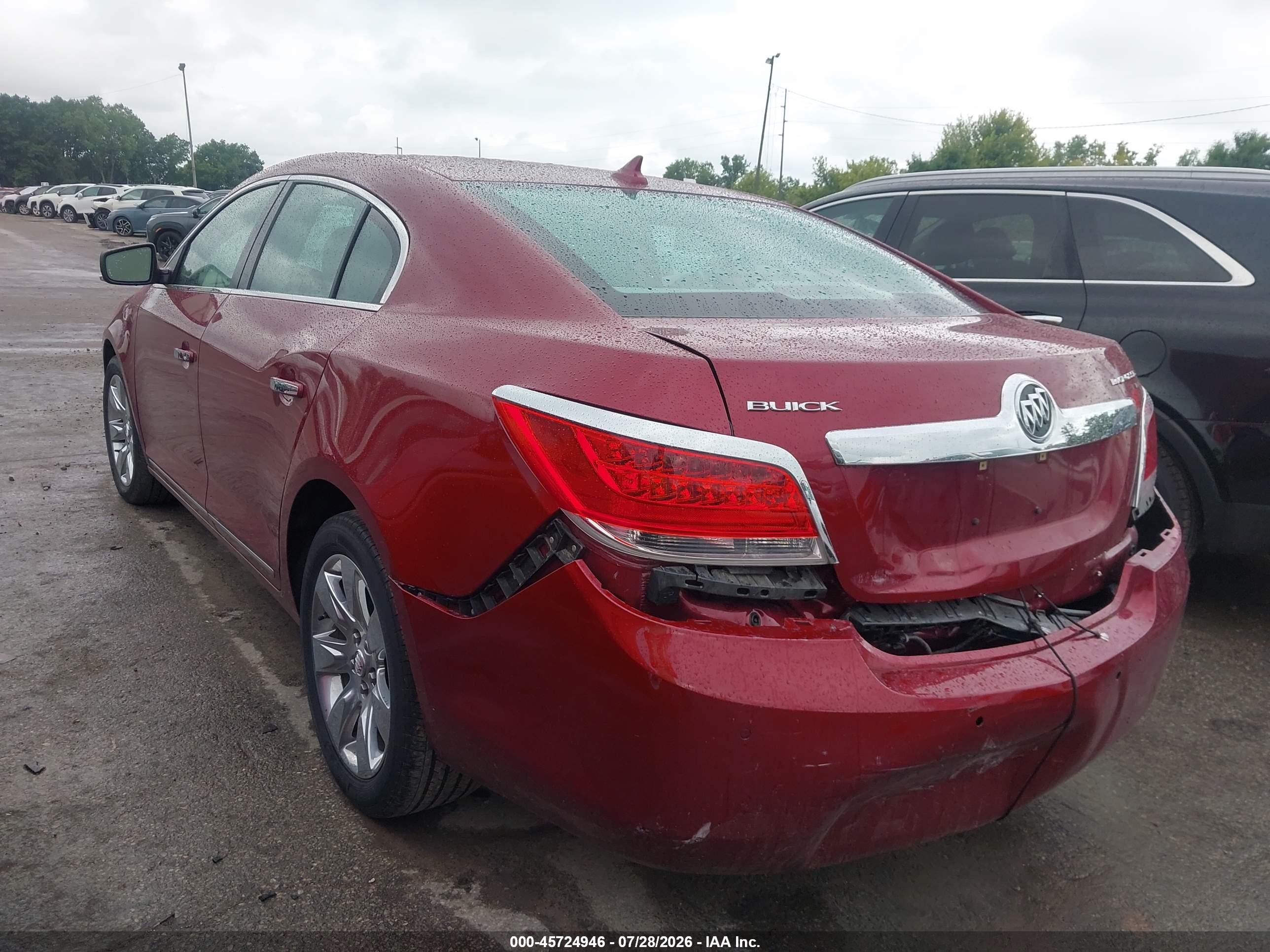 2011 Buick Lacrosse Cxl Красный vin: 1G4GC5ED5BF124498