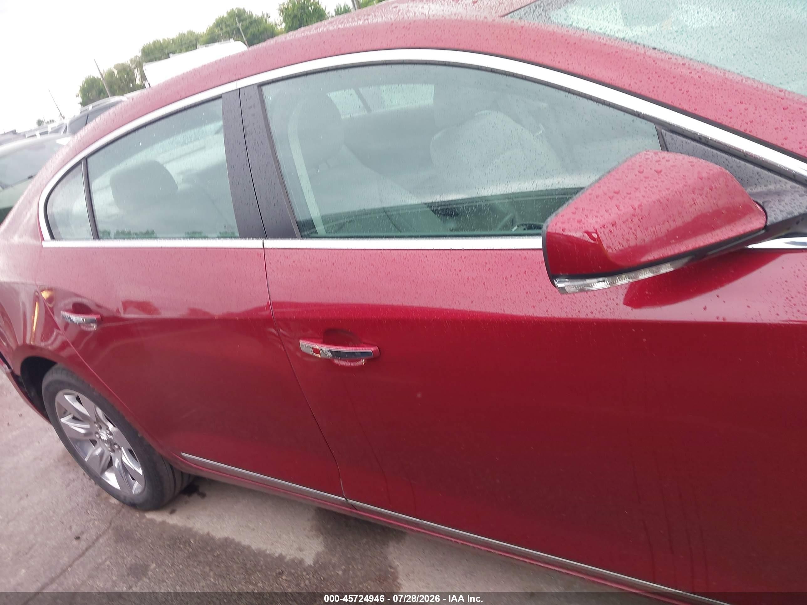 2011 Buick Lacrosse Cxl Красный vin: 1G4GC5ED5BF124498
