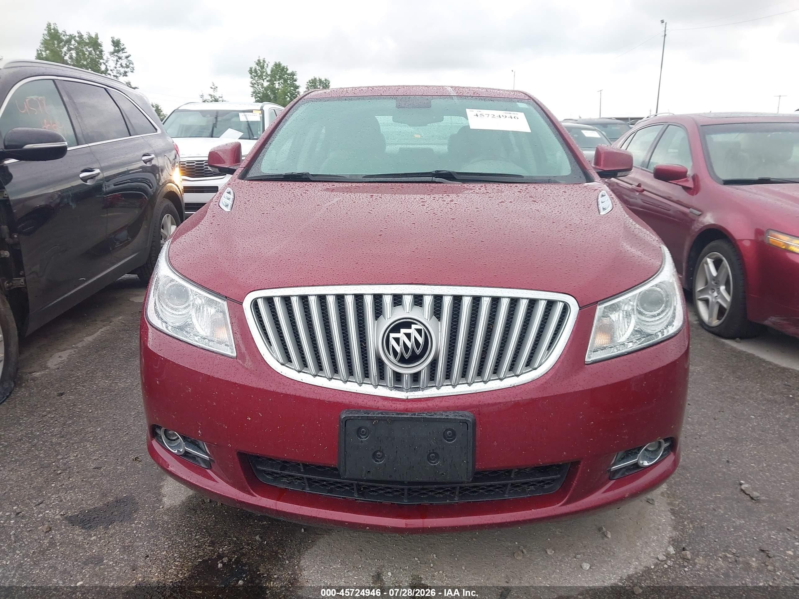 2011 Buick Lacrosse Cxl Красный vin: 1G4GC5ED5BF124498