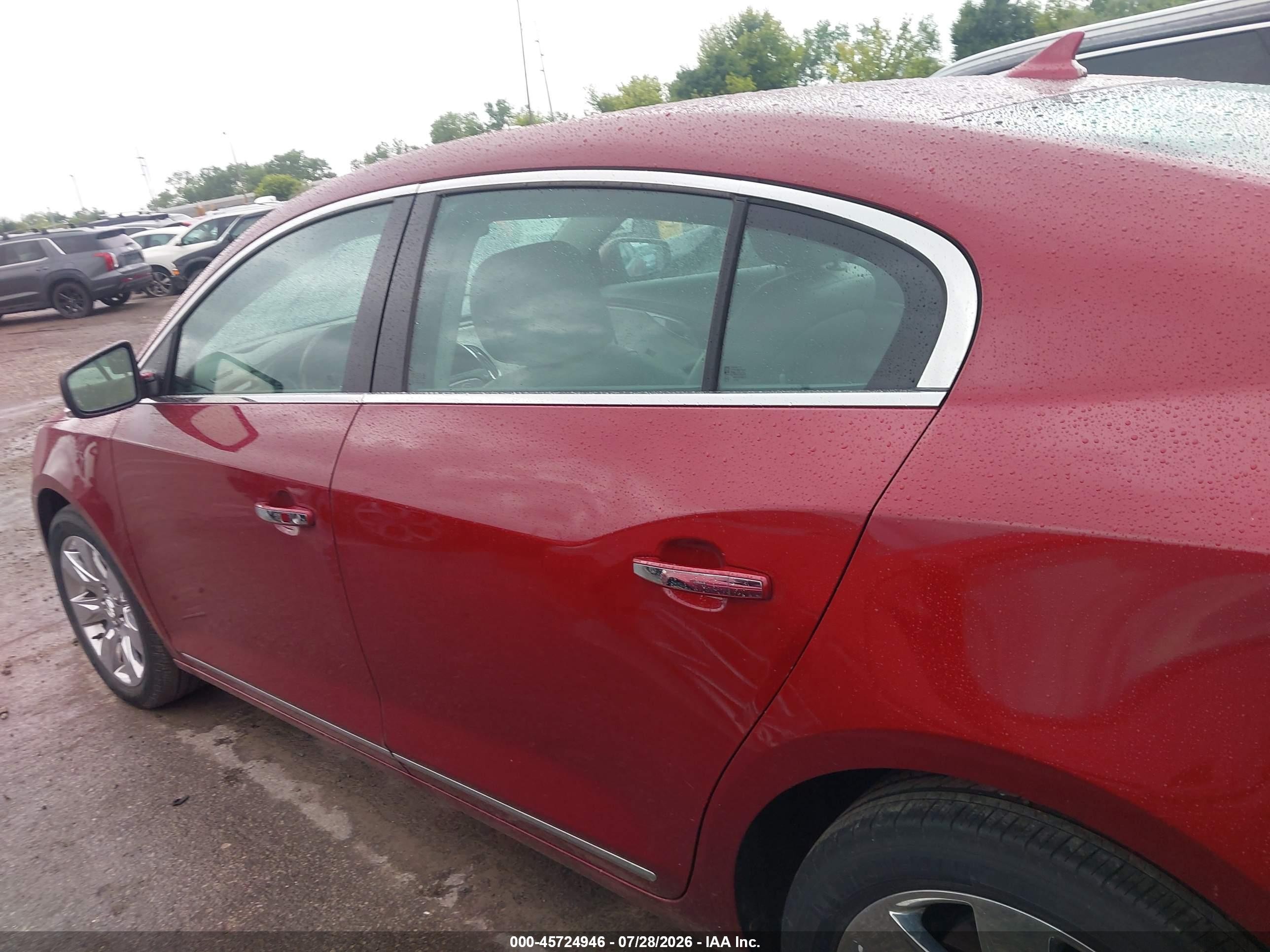 2011 Buick Lacrosse Cxl Красный vin: 1G4GC5ED5BF124498