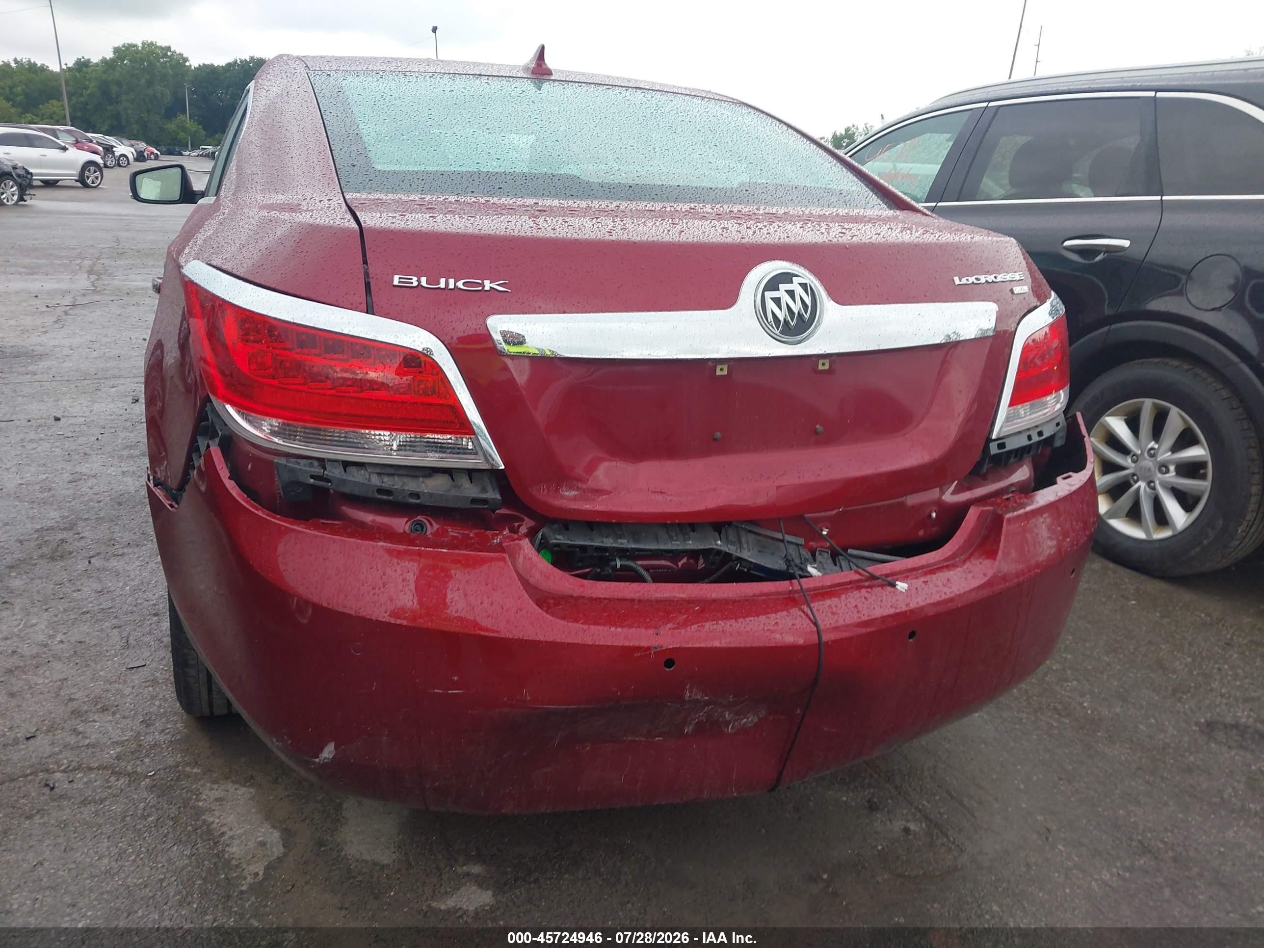 2011 Buick Lacrosse Cxl Красный vin: 1G4GC5ED5BF124498