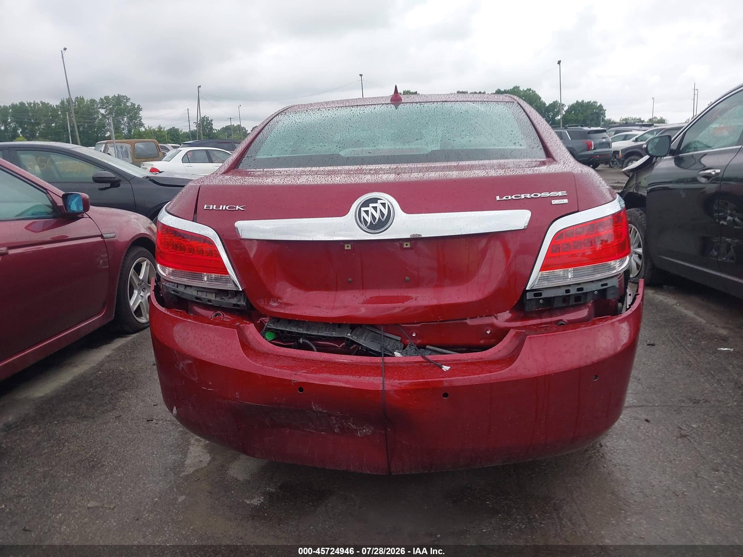 2011 Buick Lacrosse Cxl Красный vin: 1G4GC5ED5BF124498