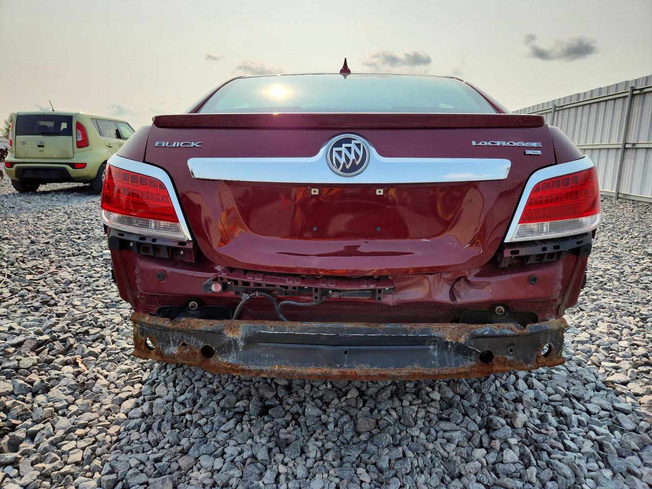 2011 Buick Lacrosse Cxl Red vin: 1G4GC5ED5BF317640