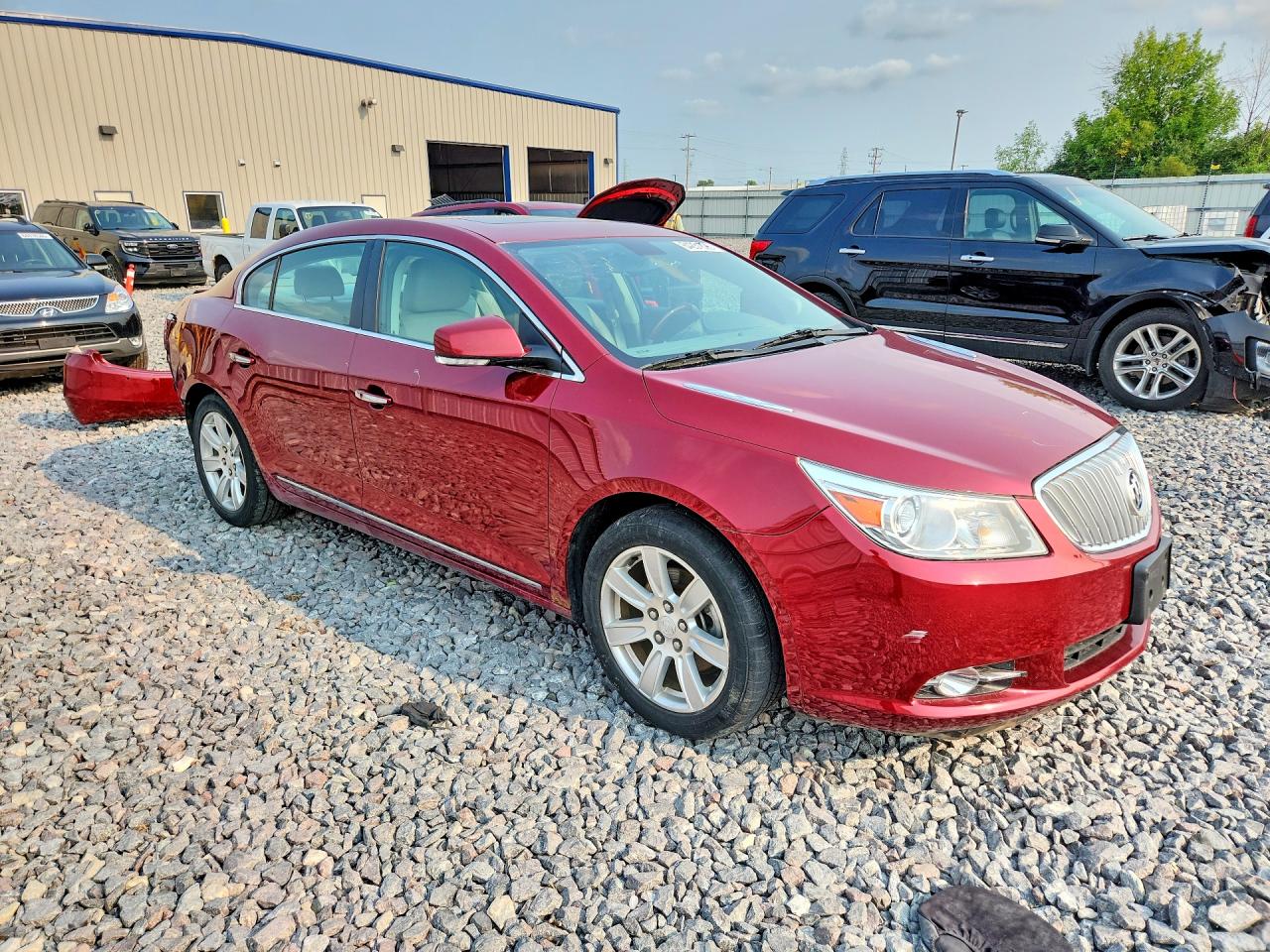 2011 Buick Lacrosse Cxl Red vin: 1G4GC5ED5BF317640