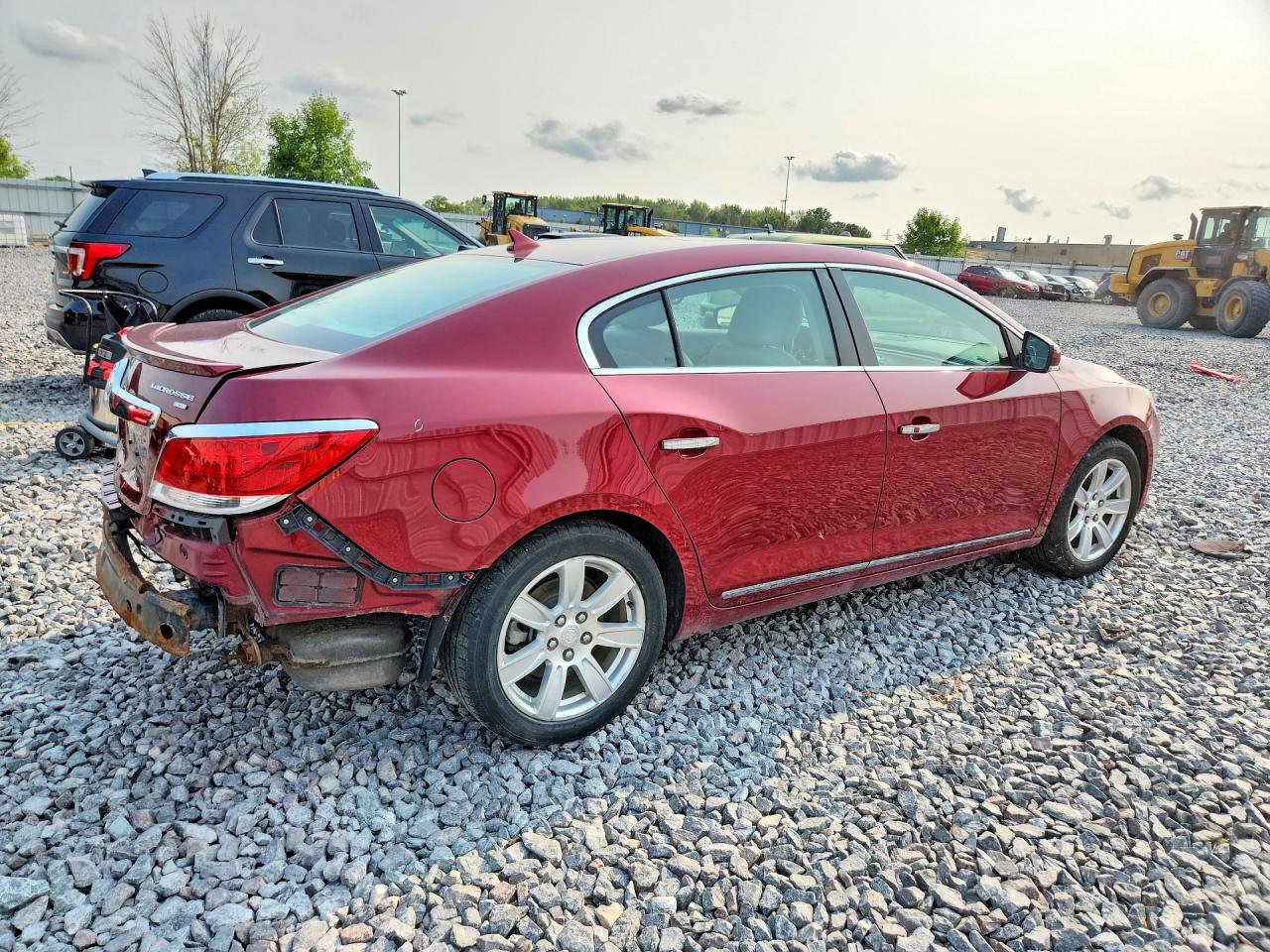 2011 Buick Lacrosse Cxl Red vin: 1G4GC5ED5BF317640