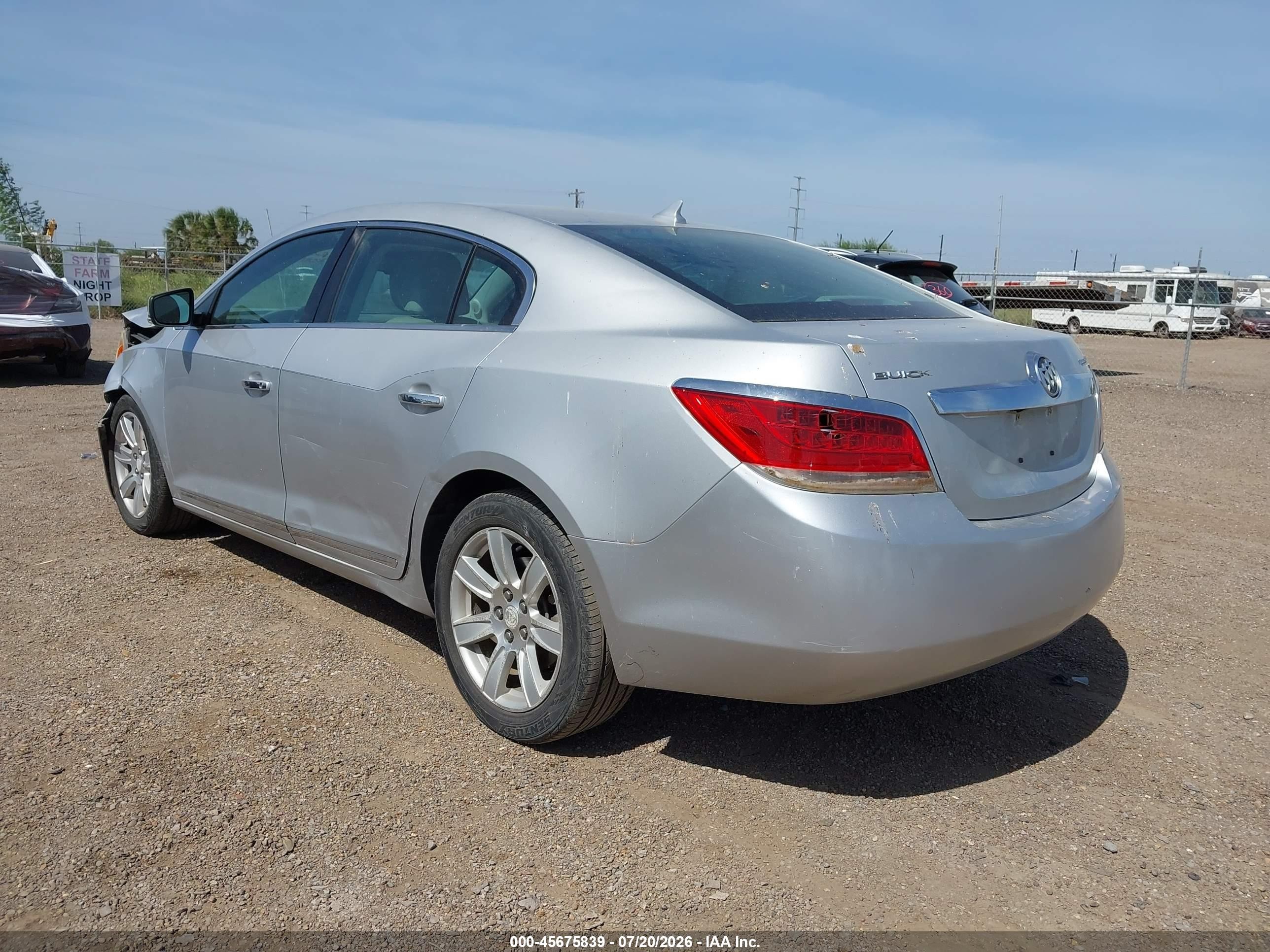 2011 Buick Lacrosse Cxl Silver vin: 1G4GC5ED5BF323356