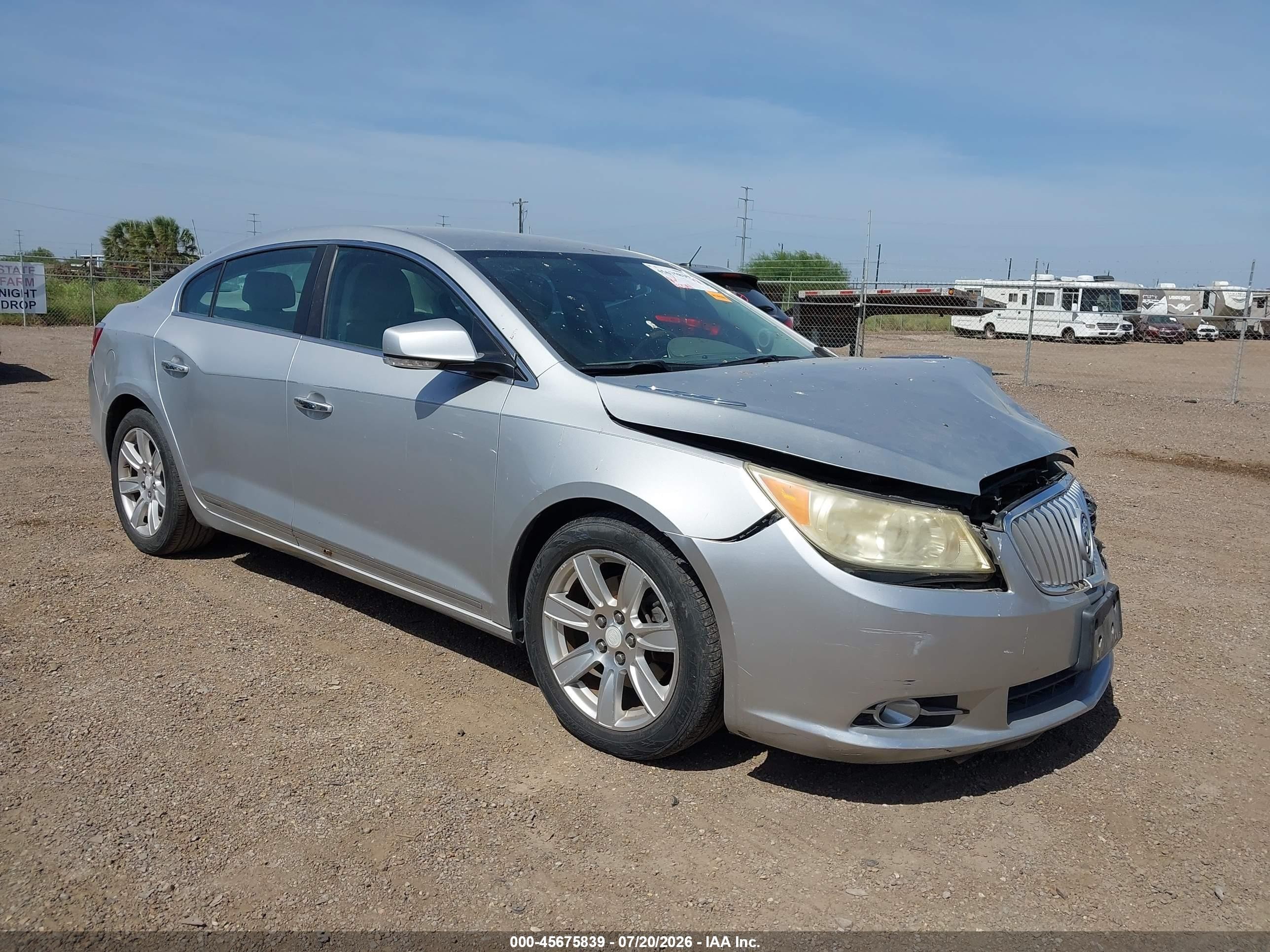 2011 Buick Lacrosse Cxl Silver vin: 1G4GC5ED5BF323356