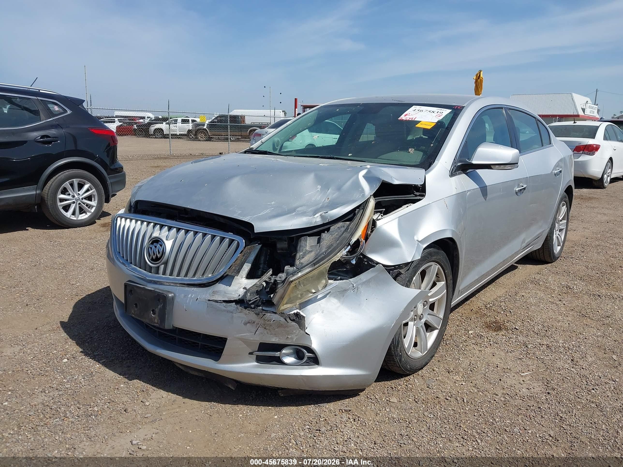 2011 Buick Lacrosse Cxl Silver vin: 1G4GC5ED5BF323356