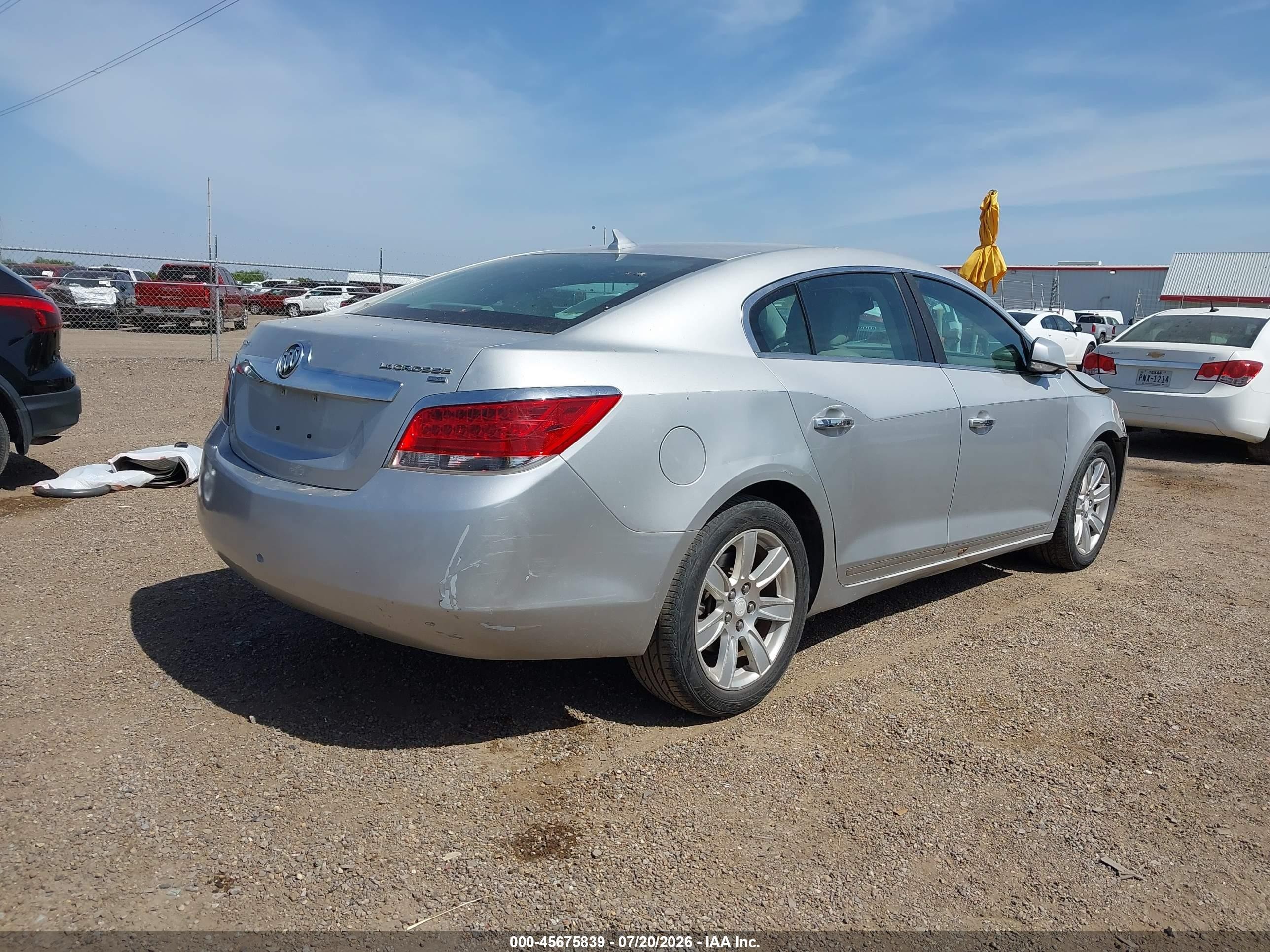 2011 Buick Lacrosse Cxl Silver vin: 1G4GC5ED5BF323356