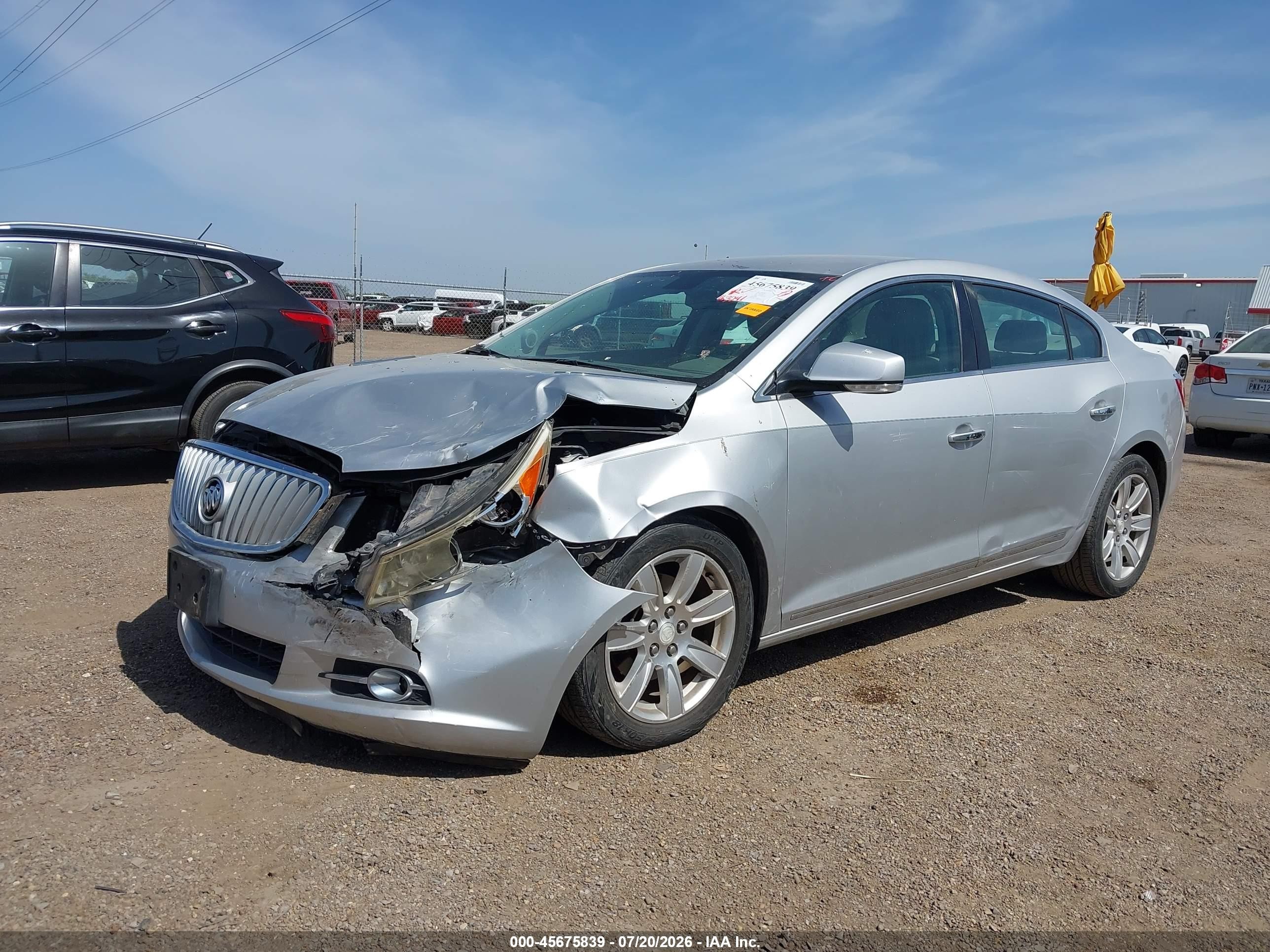 2011 Buick Lacrosse Cxl Silver vin: 1G4GC5ED5BF323356