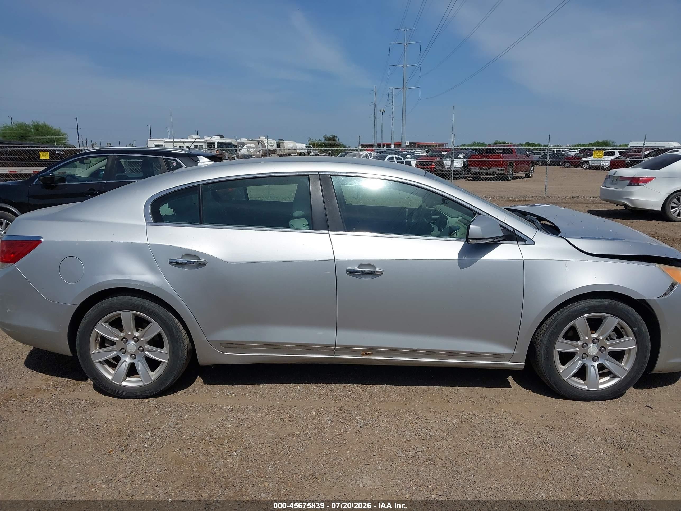 2011 Buick Lacrosse Cxl Silver vin: 1G4GC5ED5BF323356