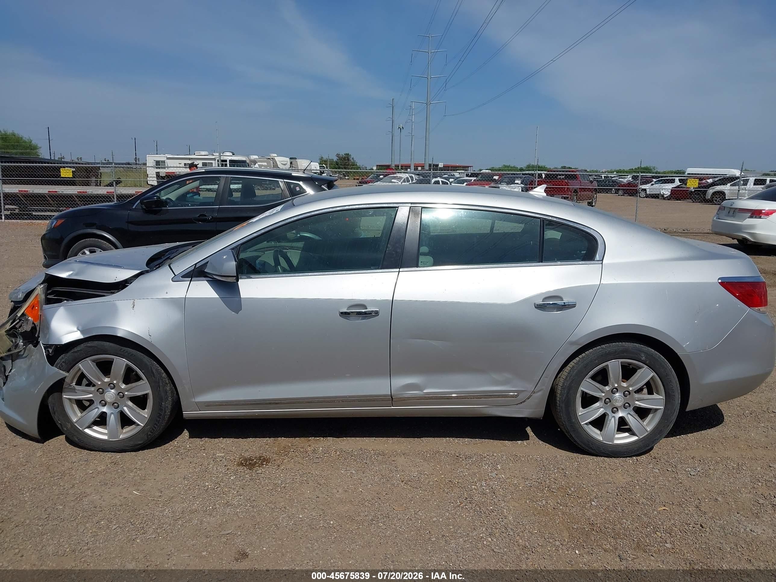 2011 Buick Lacrosse Cxl Silver vin: 1G4GC5ED5BF323356