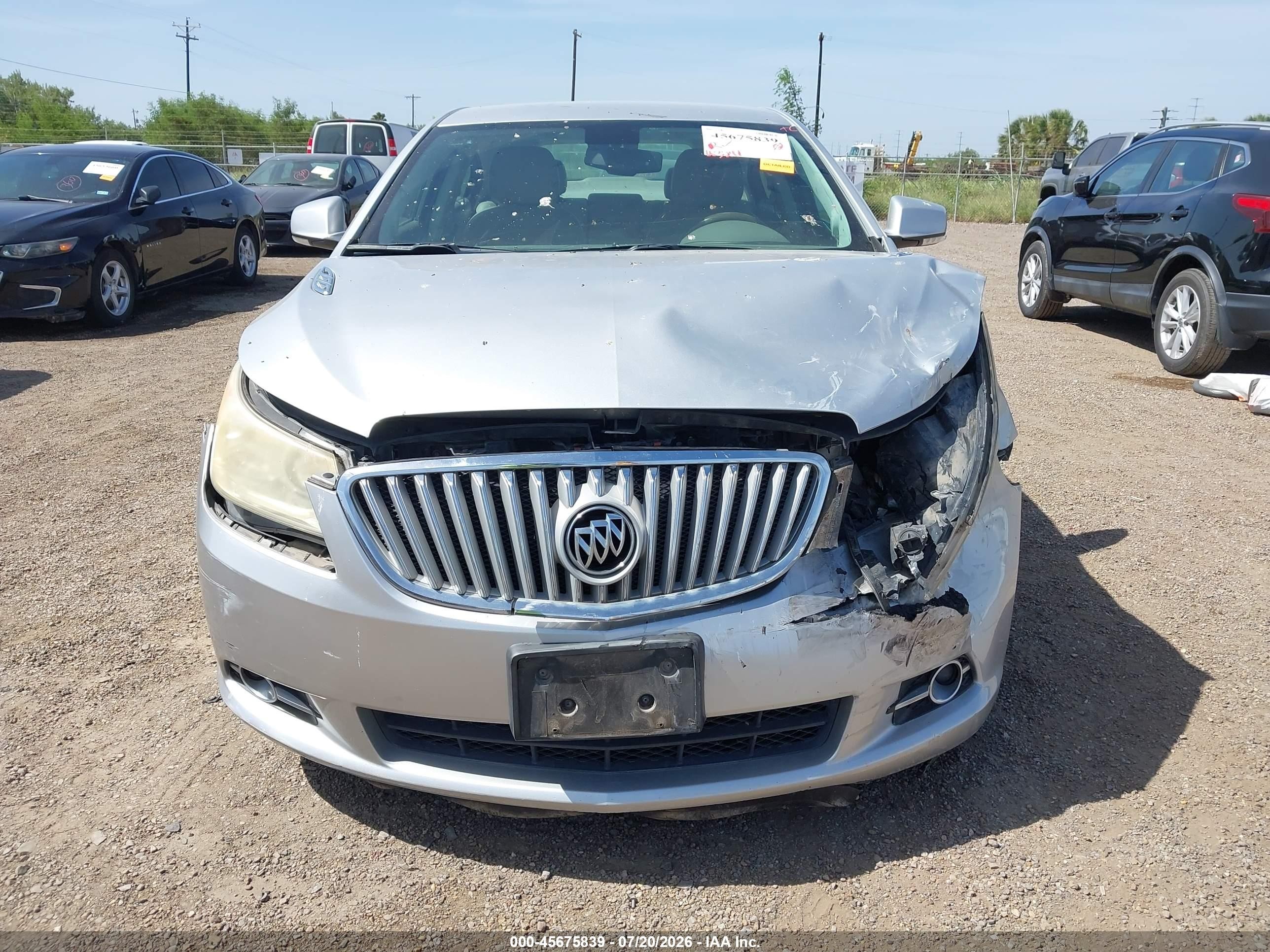 2011 Buick Lacrosse Cxl Silver vin: 1G4GC5ED5BF323356