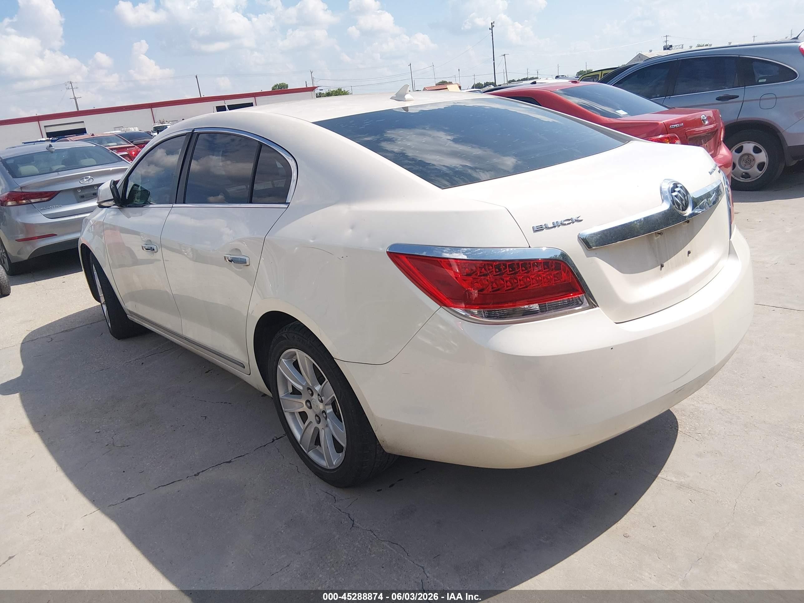 2011 Buick Lacrosse Cxl White vin: 1G4GC5ED6BF336276