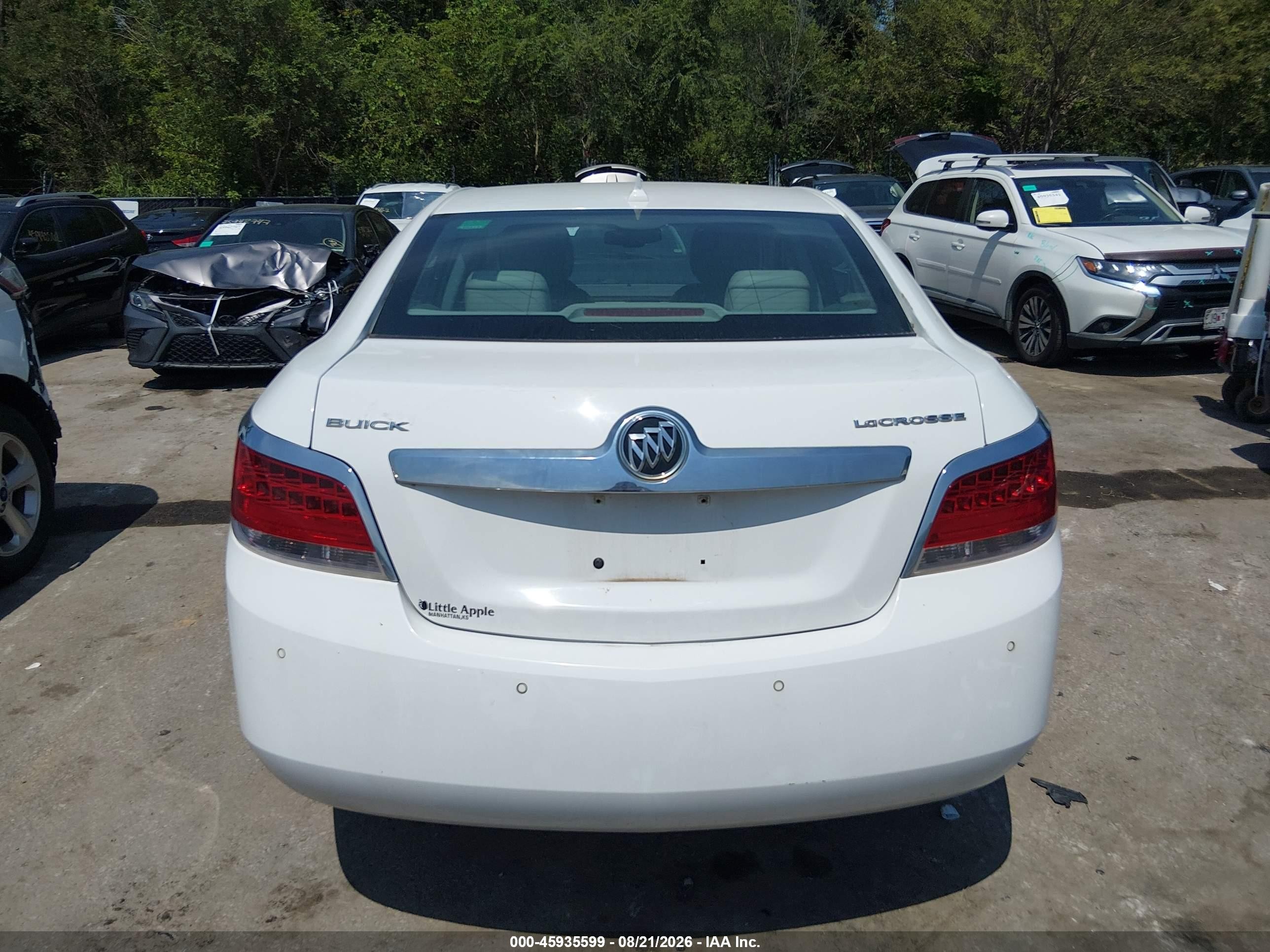 2011 Buick Lacrosse Cxl Белый vin: 1G4GC5ED7BF139679