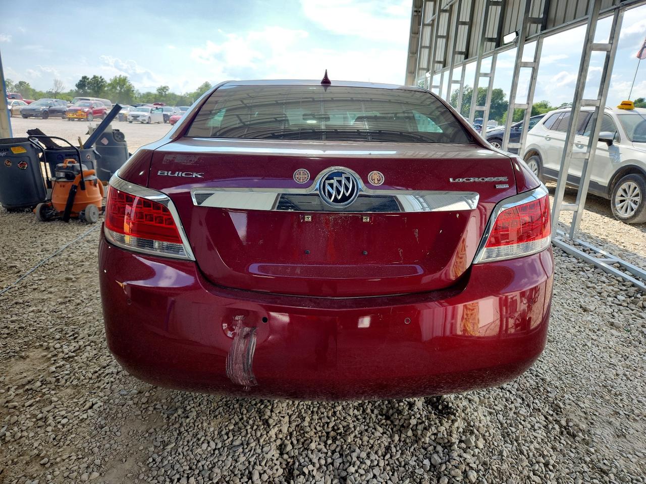 2011 Buick Lacrosse Cxl Red vin: 1G4GC5ED8BF276498
