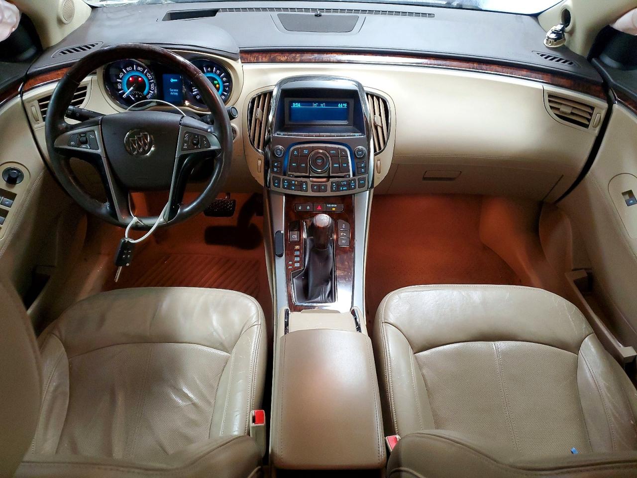 2011 Buick Lacrosse Cxl White vin: 1G4GC5ED9BF117375