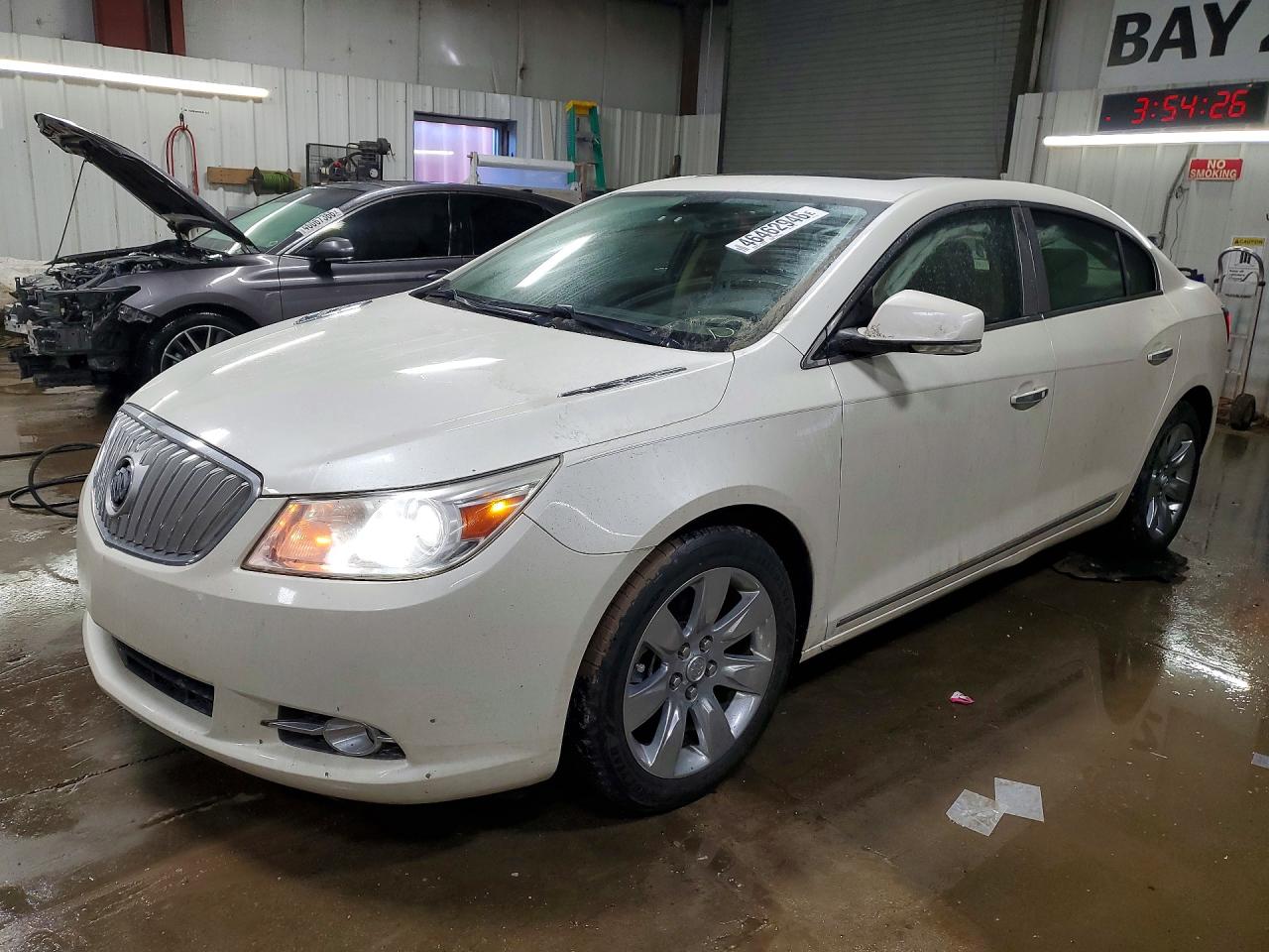 2011 Buick Lacrosse Cxl White vin: 1G4GC5ED9BF117375