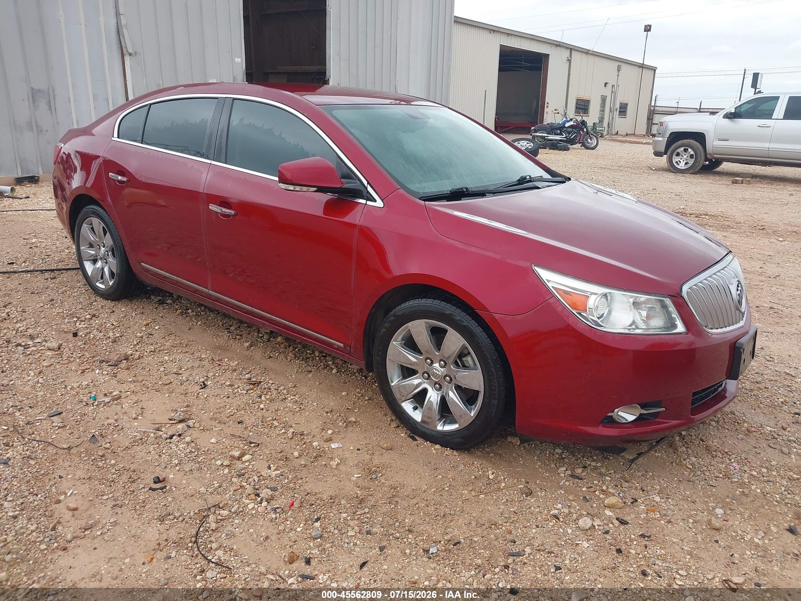 2011 Buick Lacrosse Cxl Burgundy vin: 1G4GC5ED9BF156905